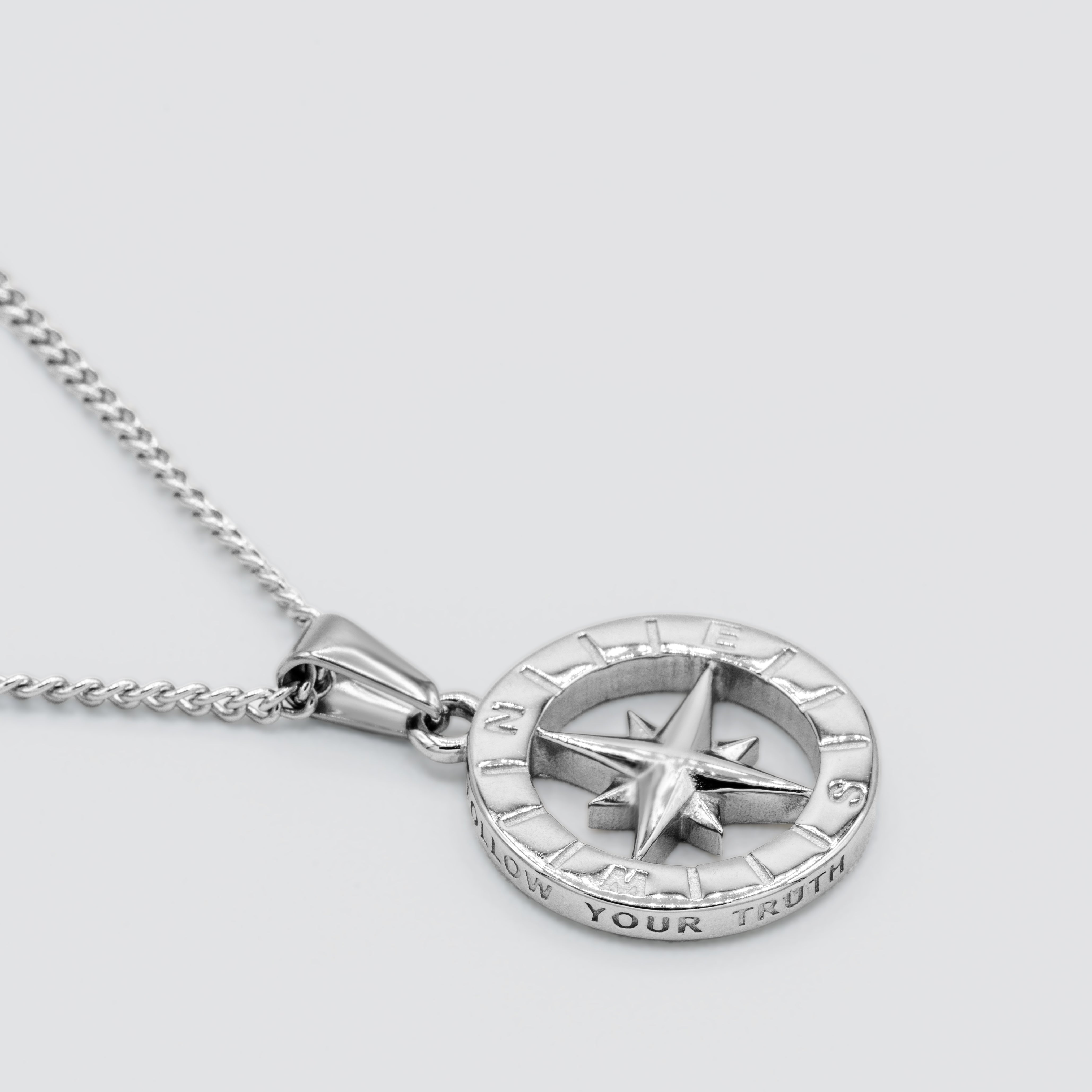 COMPASS PENDANT (SILVER)