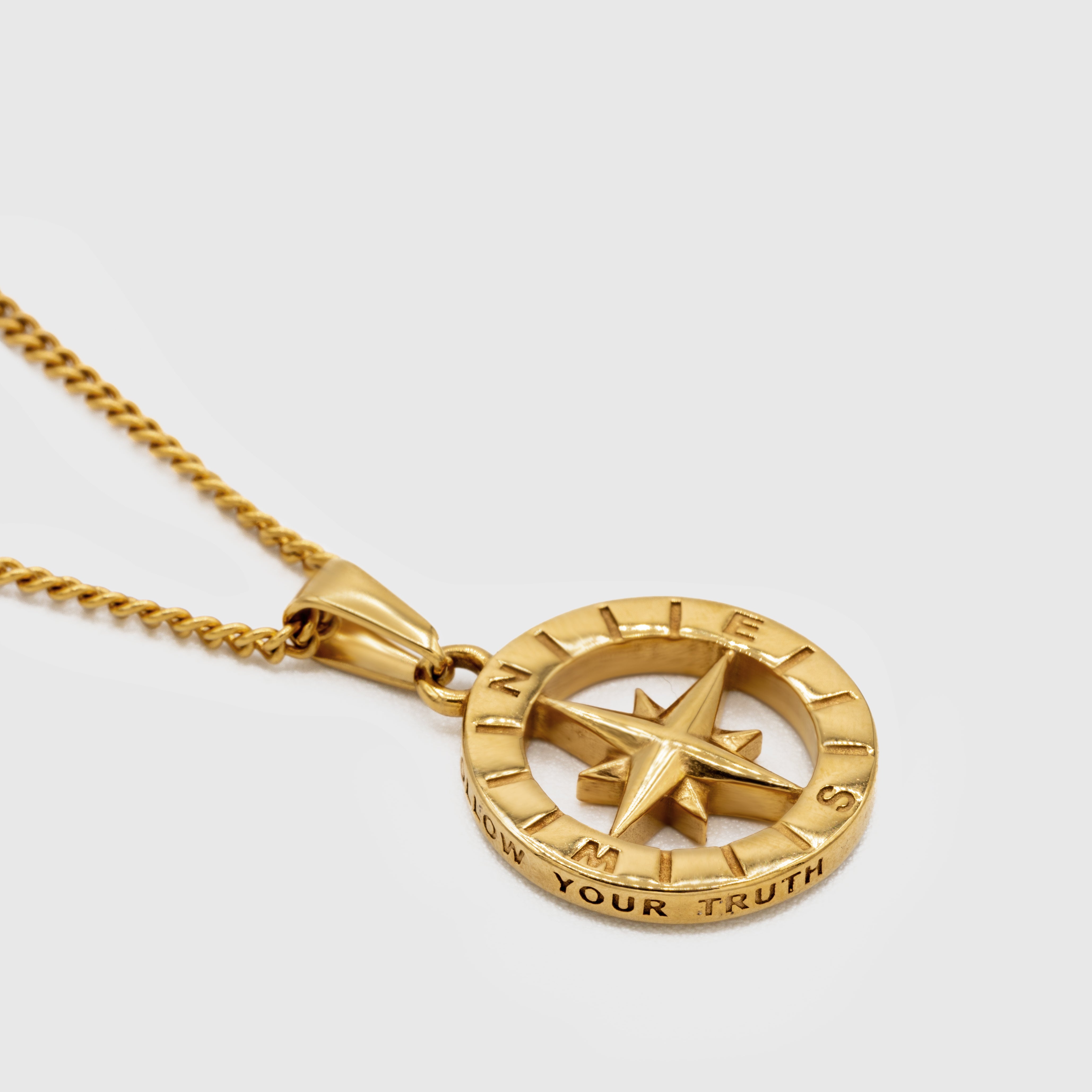 COMPASS PENDANT (GOLD)