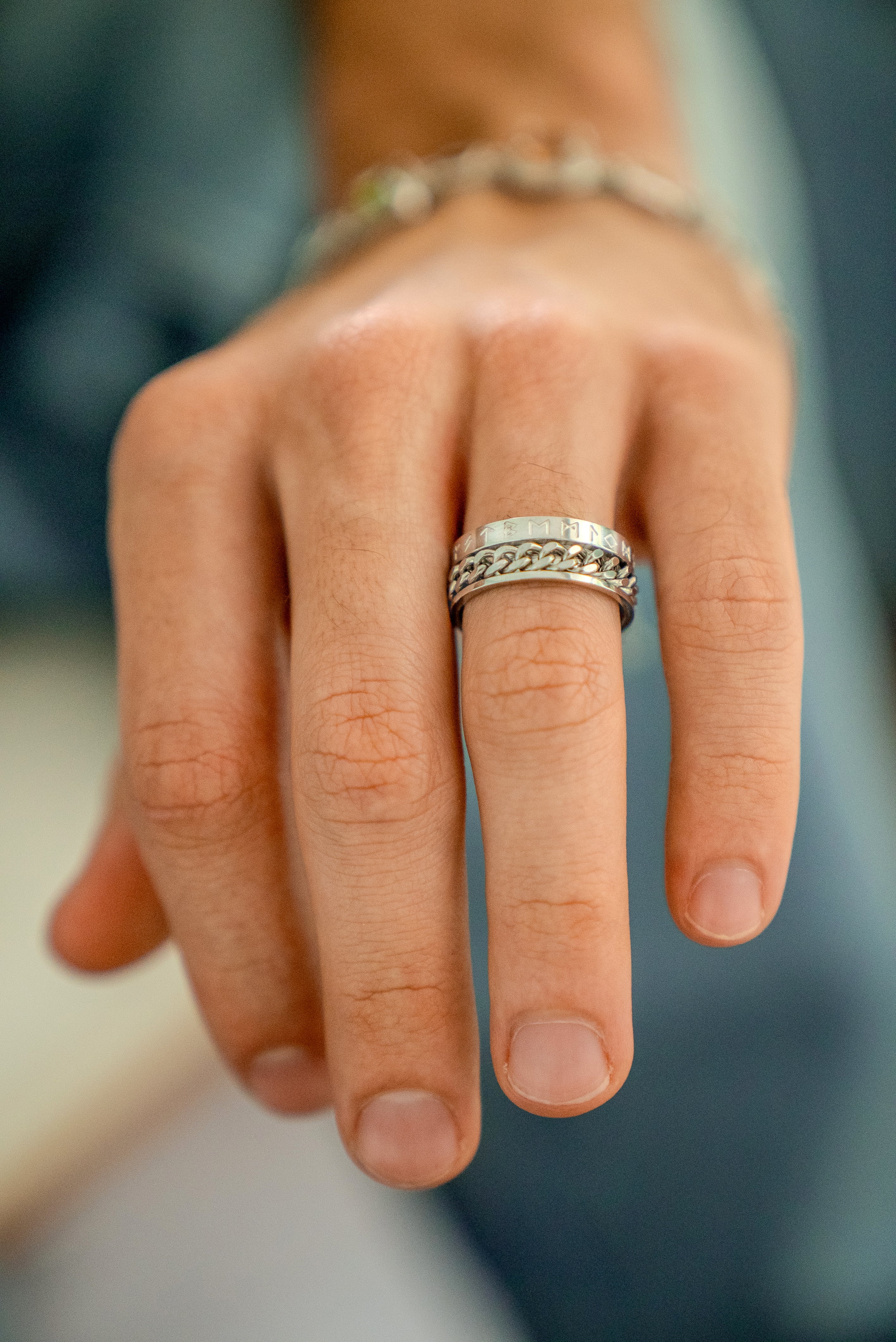 ROPE RING (SILVER)