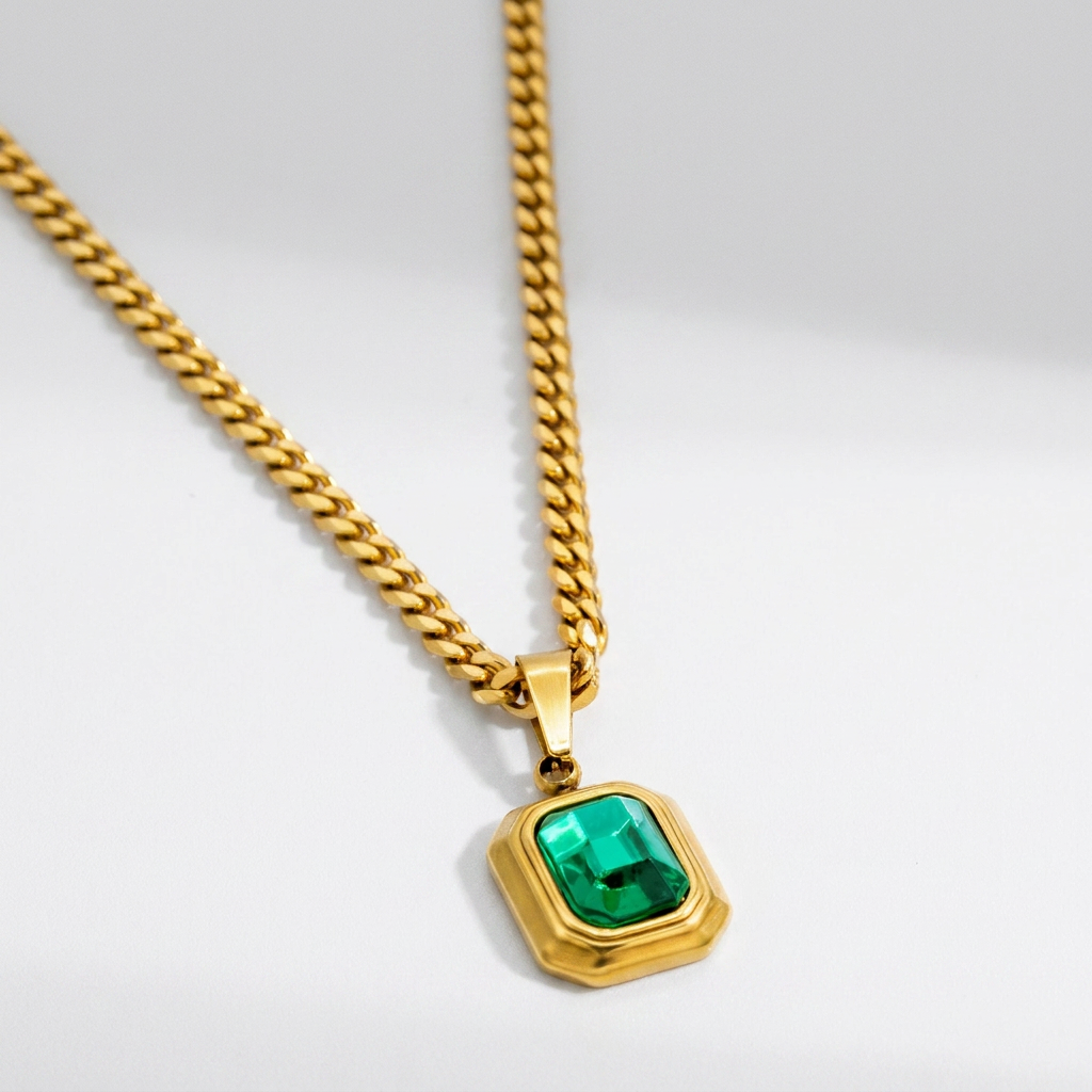 Star Iced Tennis Chain (Gold)