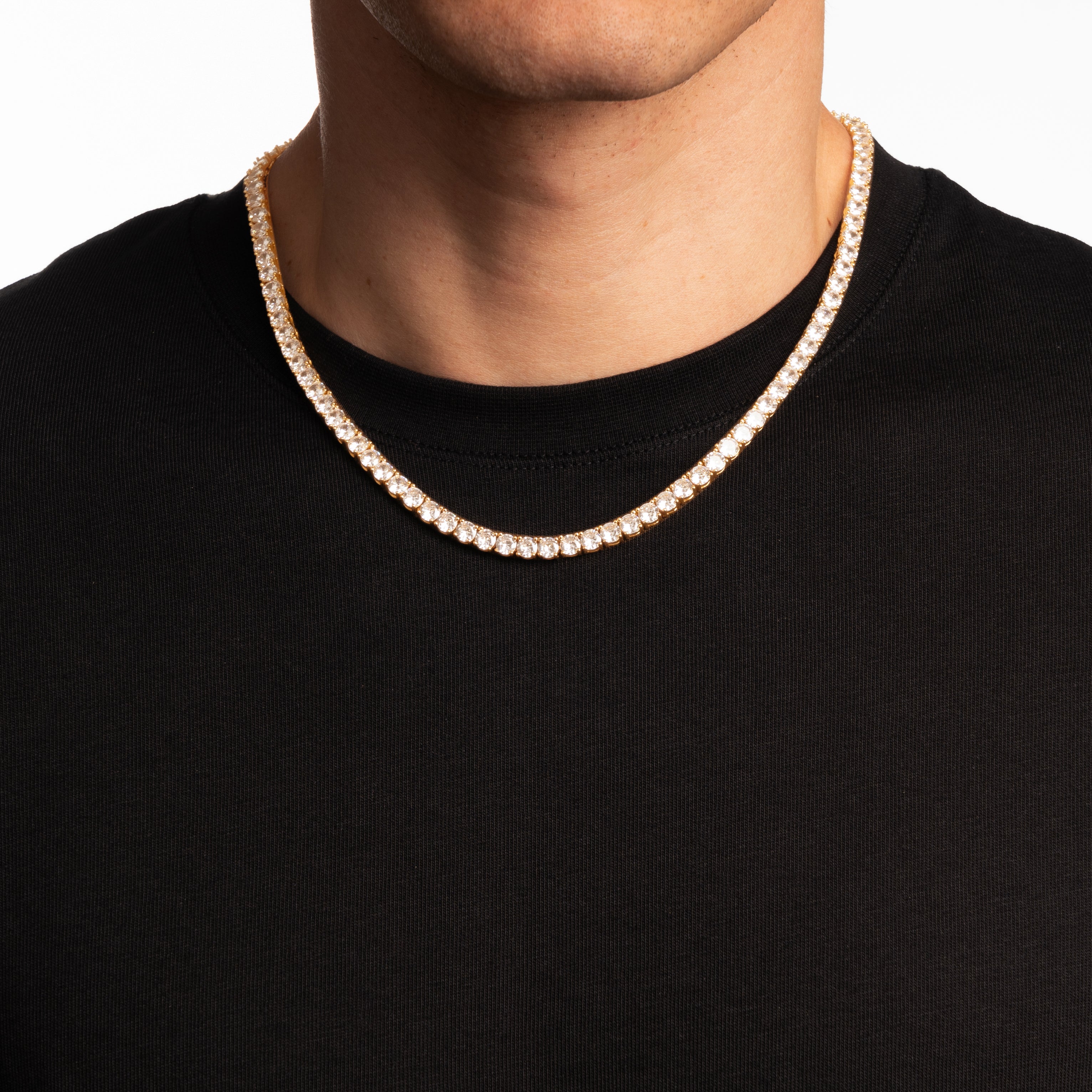 TENNIS CHAIN (GOLD) 5MM
