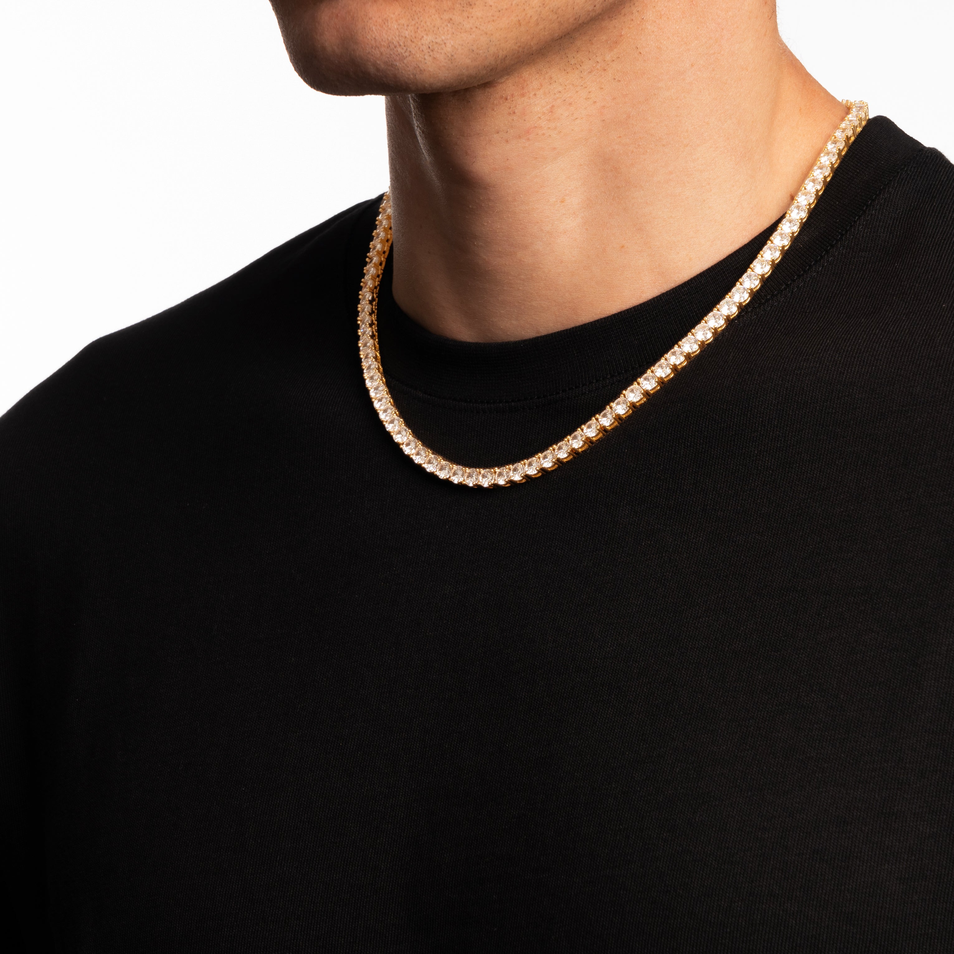 TENNIS CHAIN (GOLD) 5MM