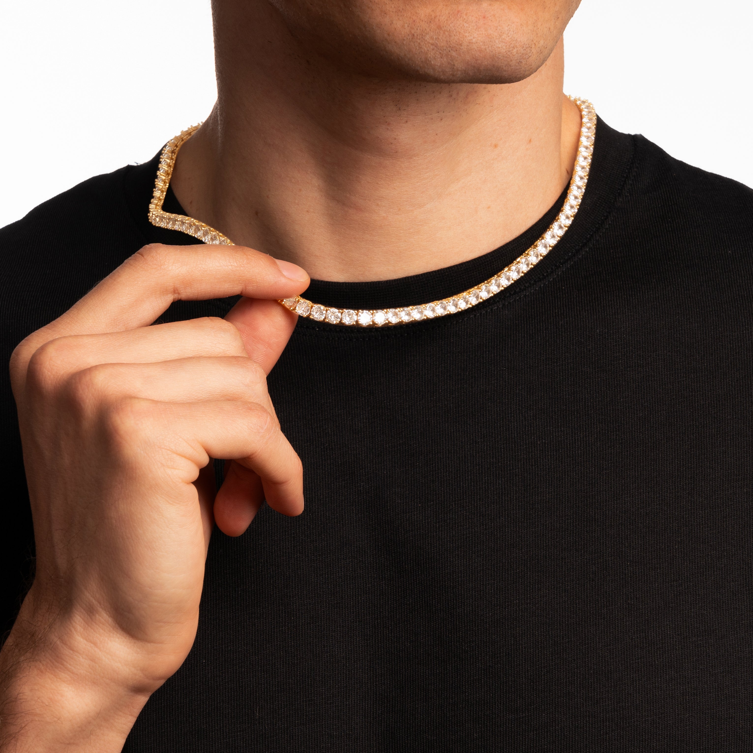 TENNIS CHAIN (GOLD) 5MM