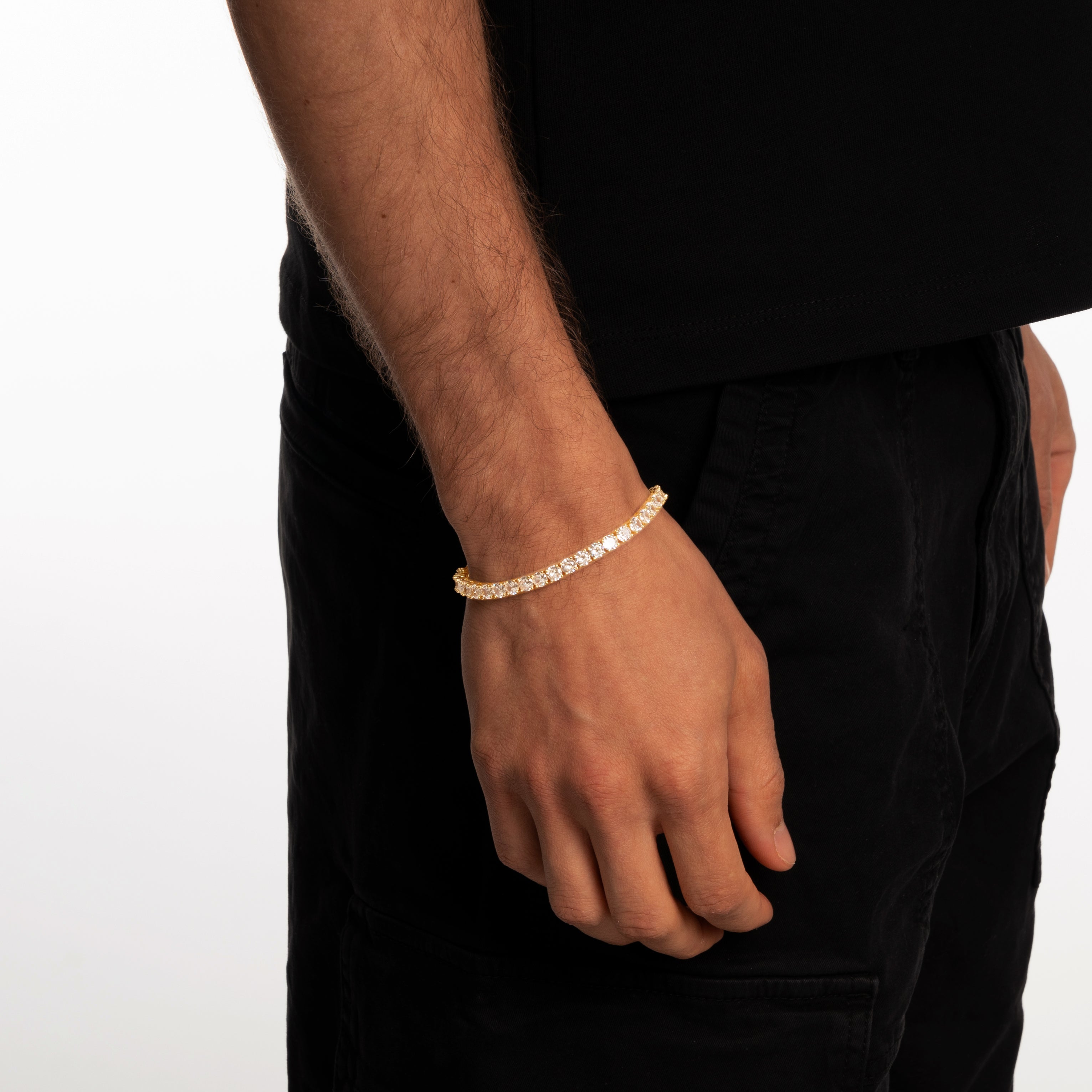 TENNIS BRACELET (GOLD) 5MM