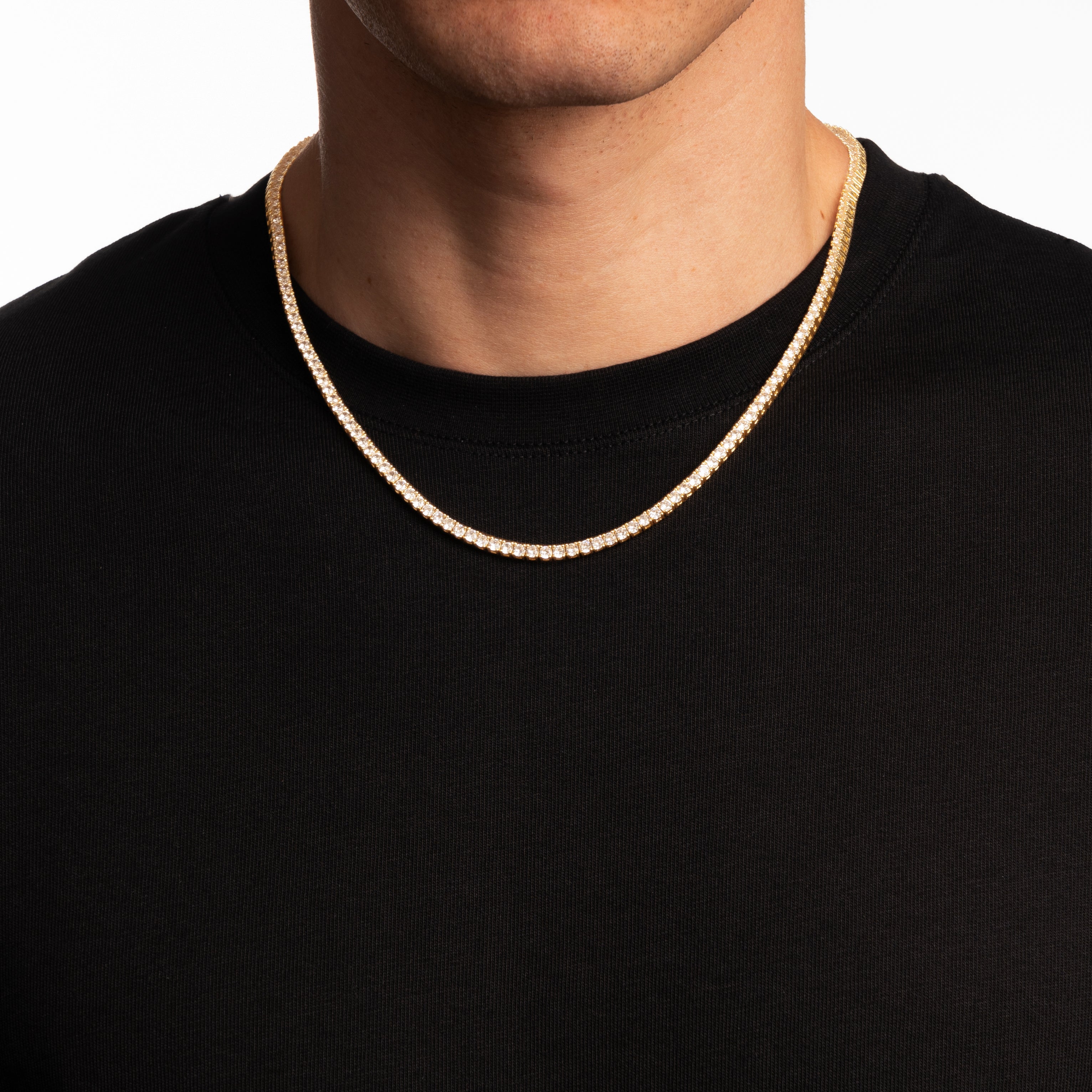 TENNIS CHAIN (GOLD) 3MM