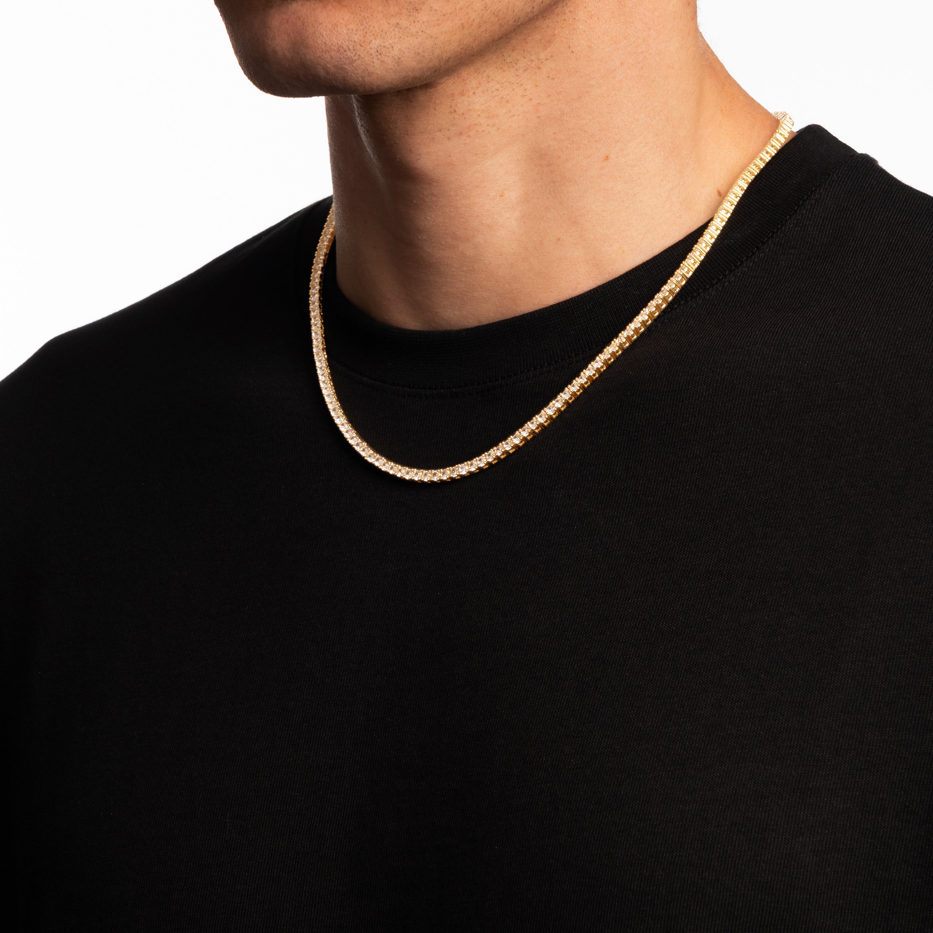 TENNIS CHAIN (GOLD) 3MM