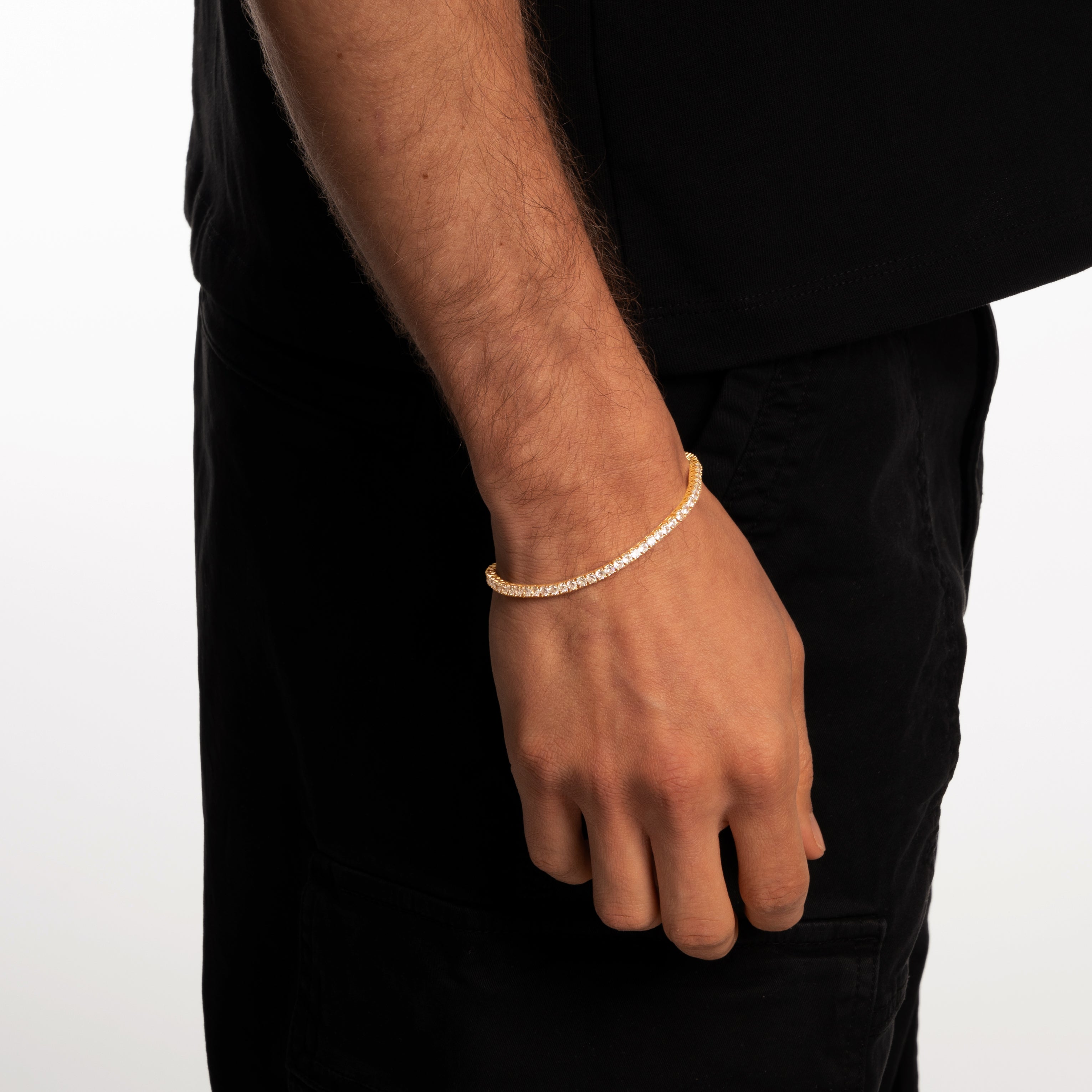 TENNIS BRACELET (GOLD) 3MM