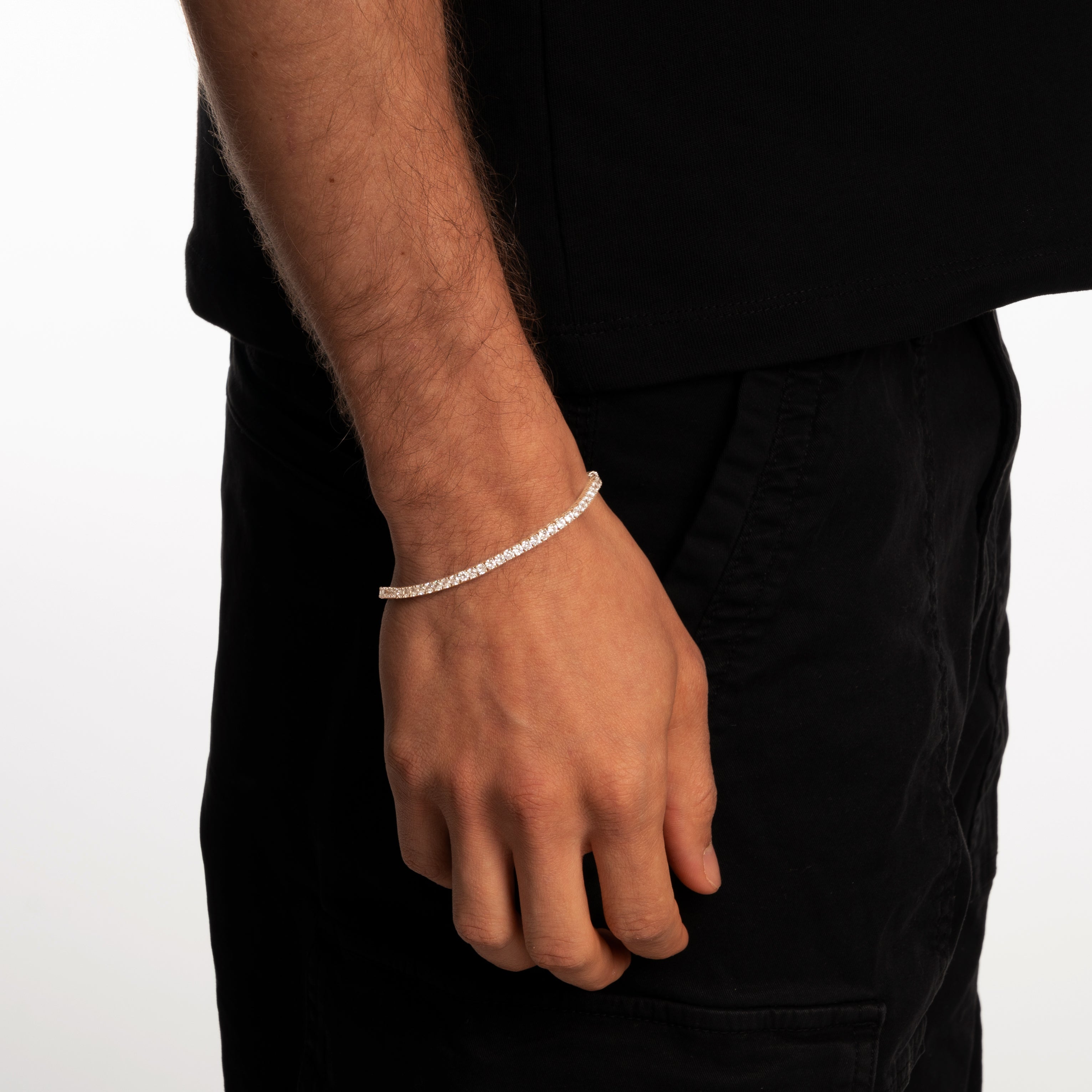 TENNIS BRACELET (SILVER) 3MM