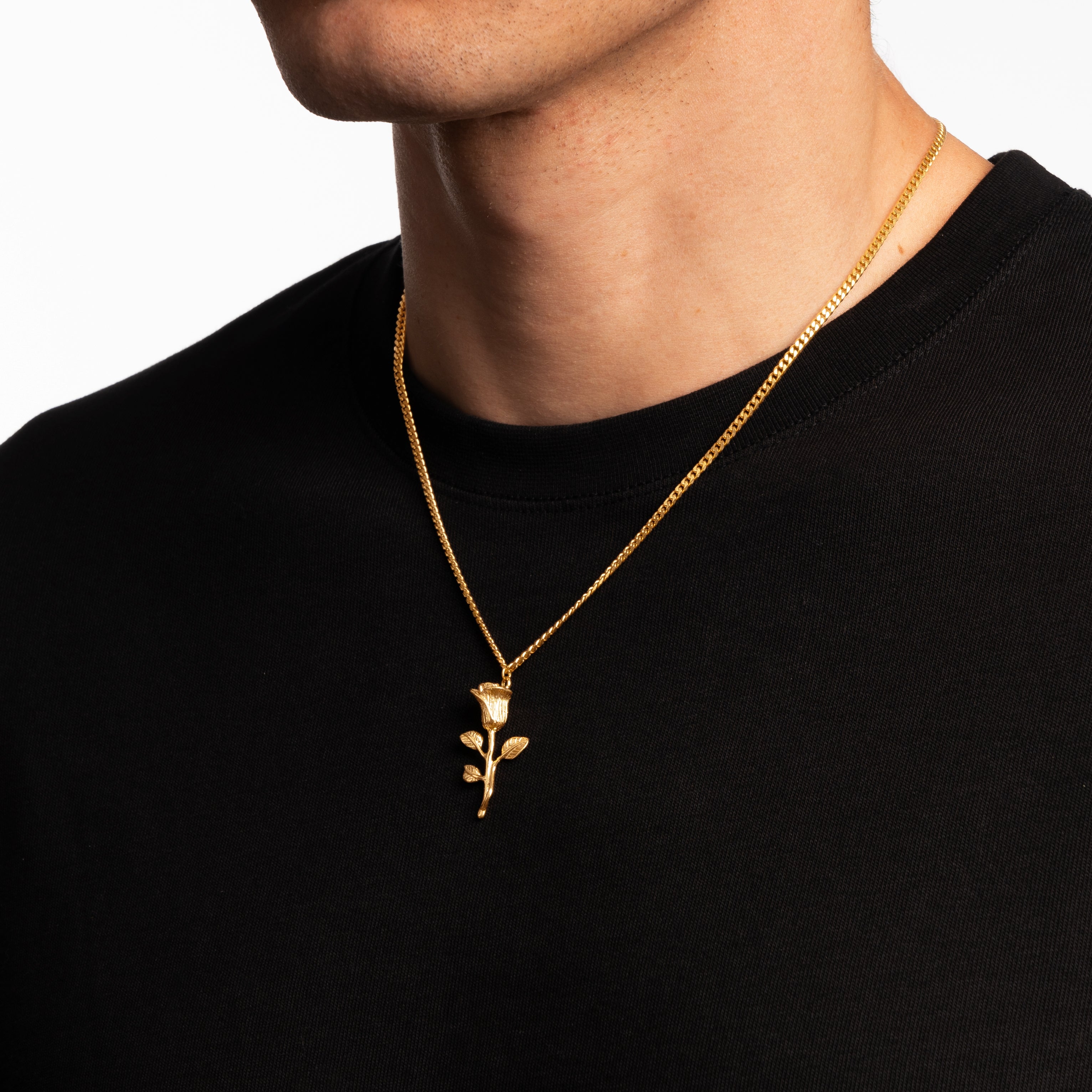 ROSE PENDANT (GOLD)
