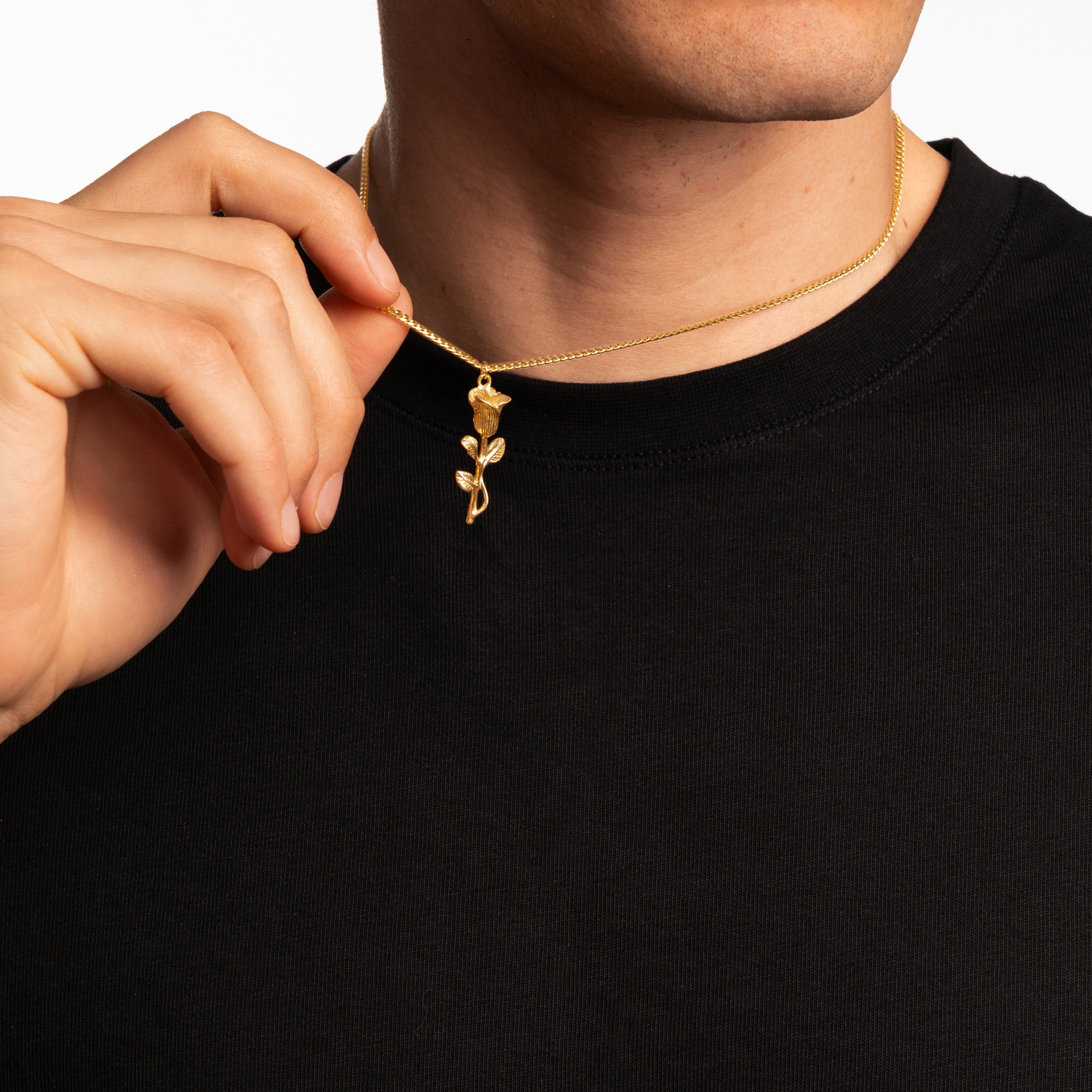 ROSE PENDANT (GOLD)