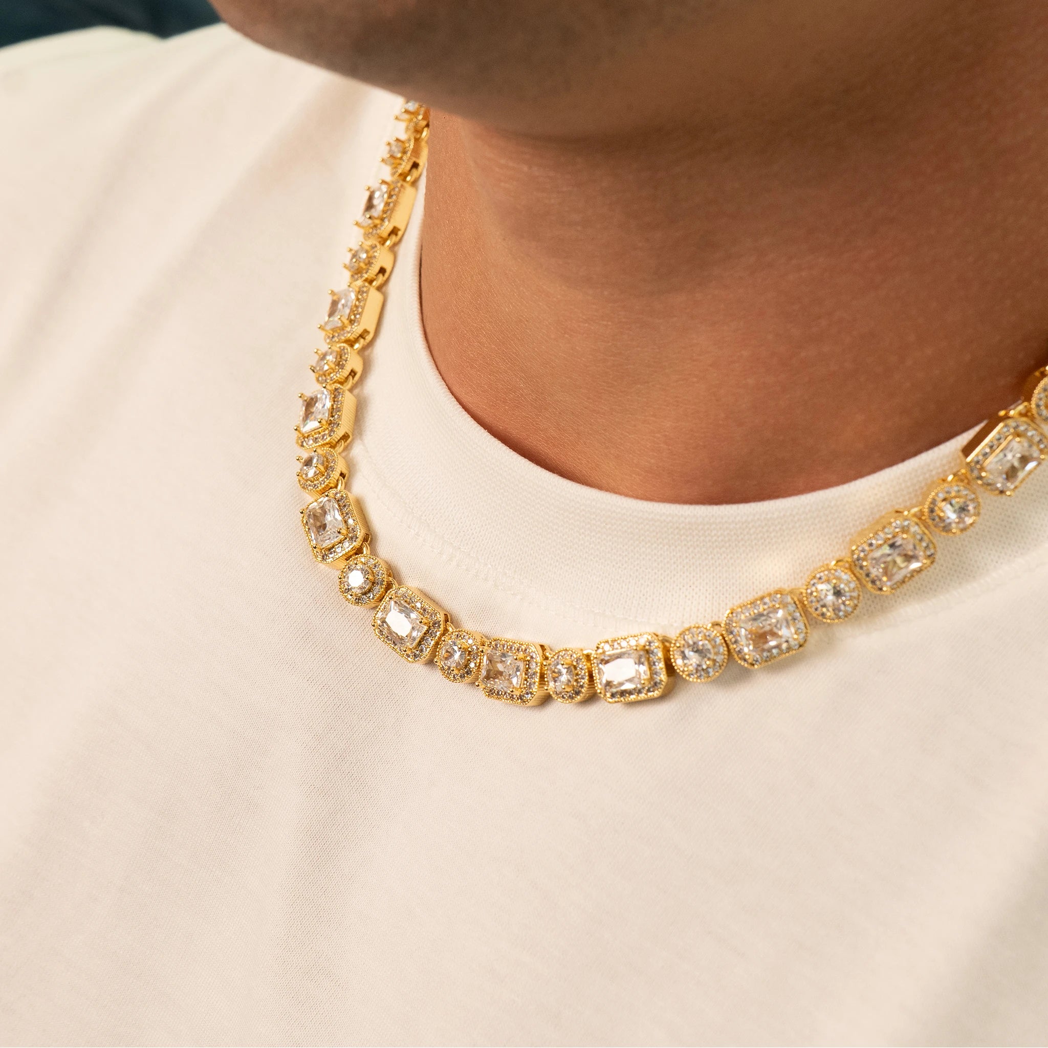 Baguette Iced Chain (Gold)