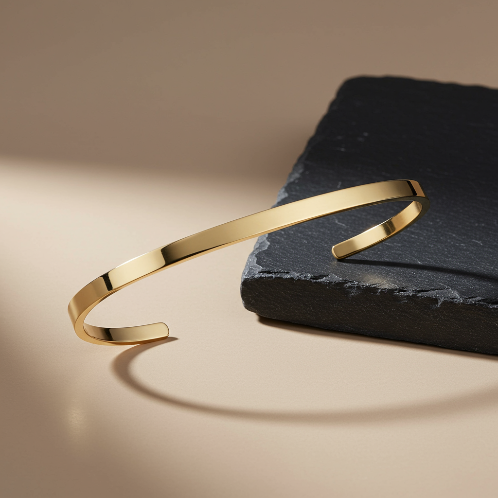 CLASSIC CUFF 4MM (GOLD)