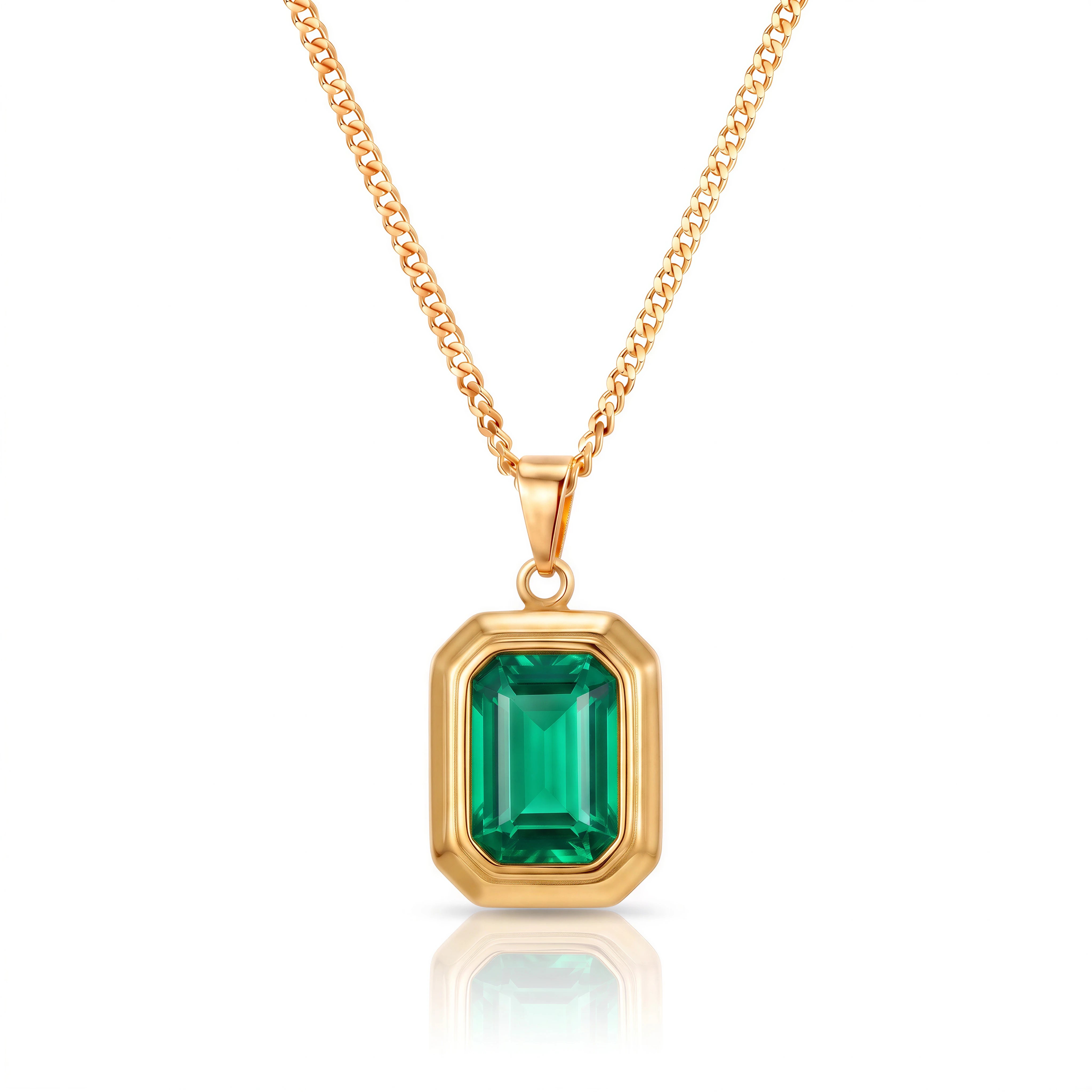 Emerald Pendant (Gold)