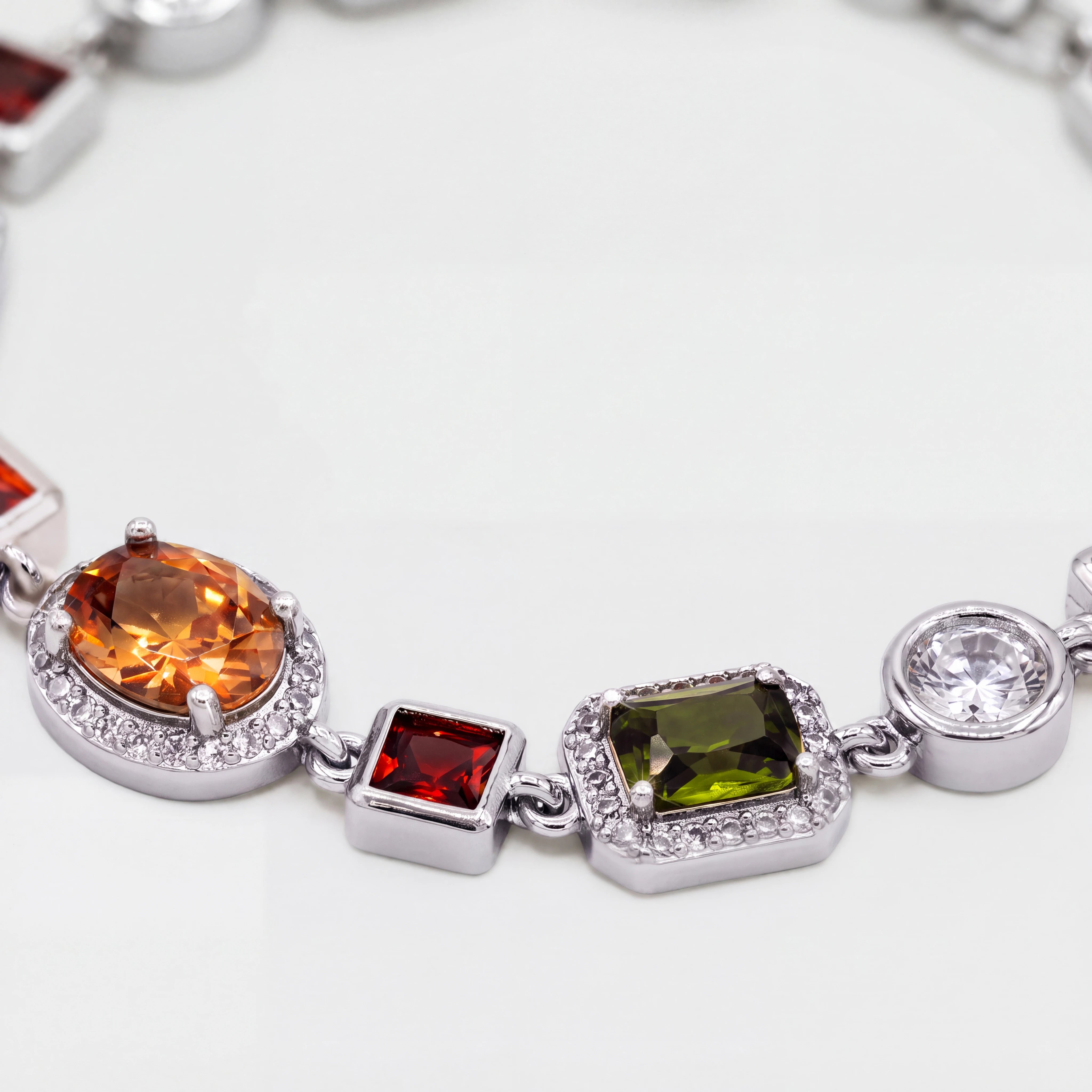GEMSTONE BRACELET (SILVER)