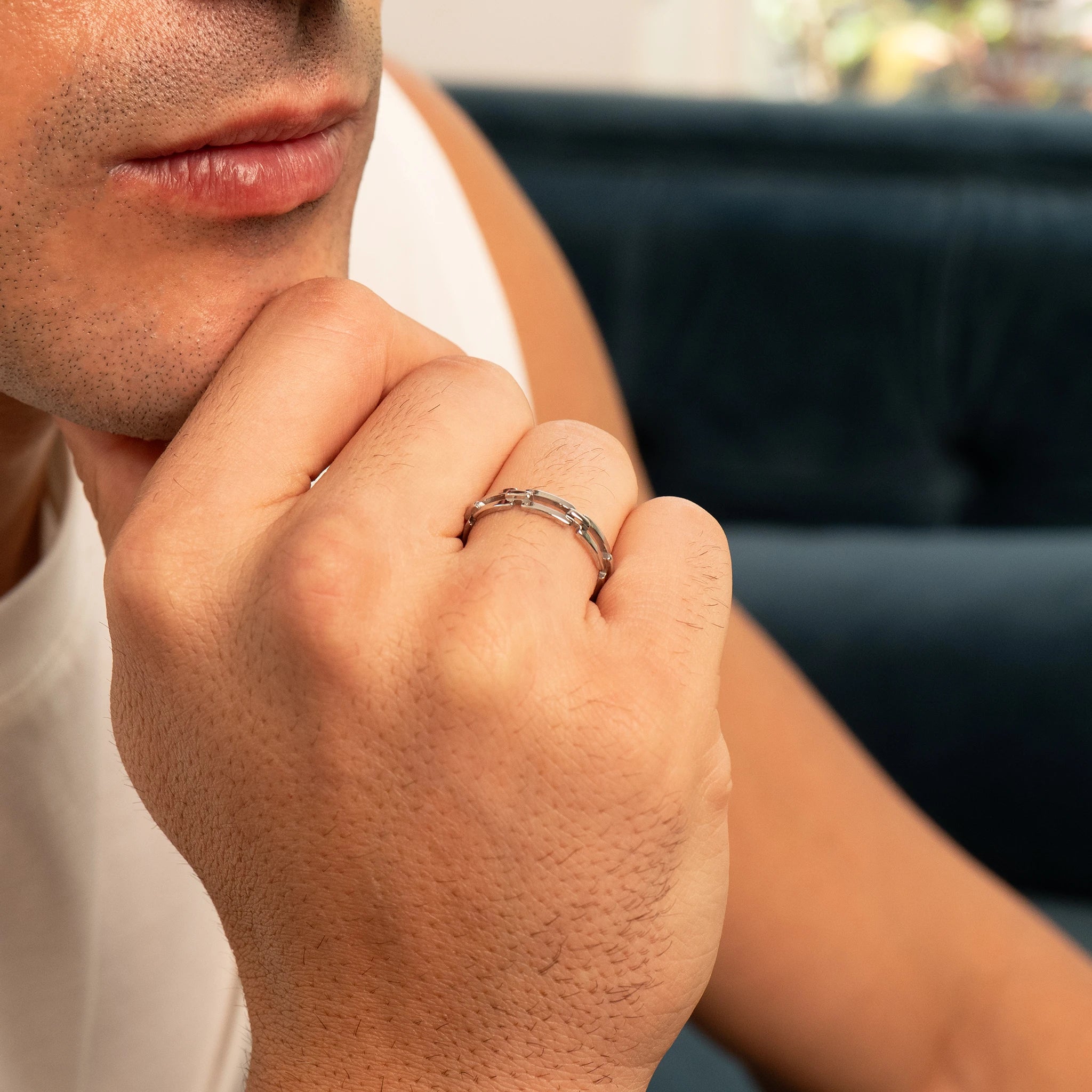Paperclip Ring (Silver)