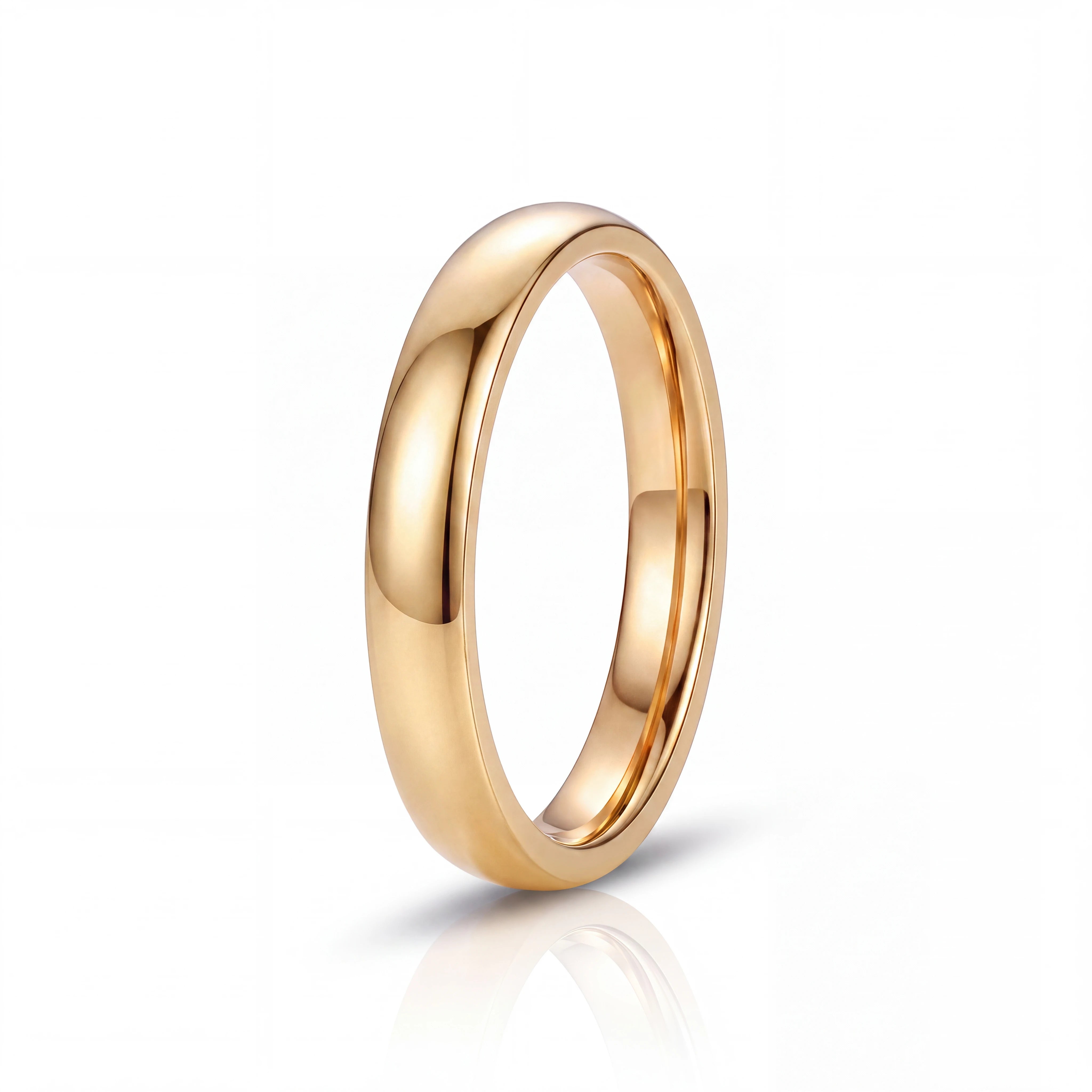 Round Band Ring 4MM (Gold)