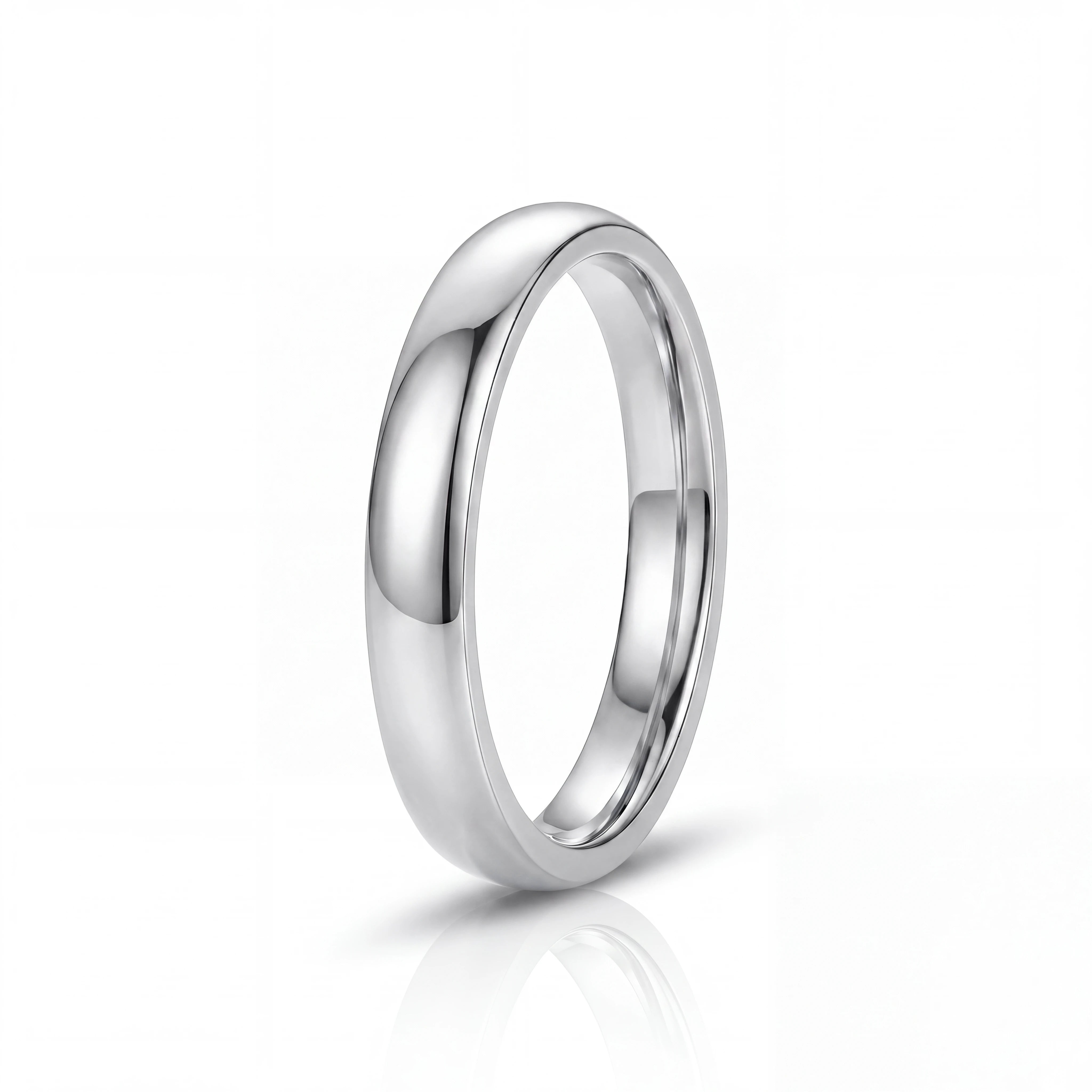 Round Band Ring 4MM (Silver)