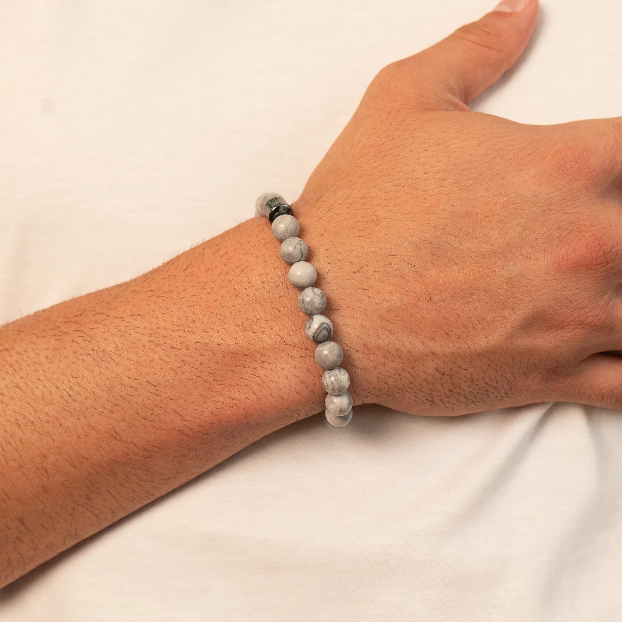 Stone Bead Bracelet