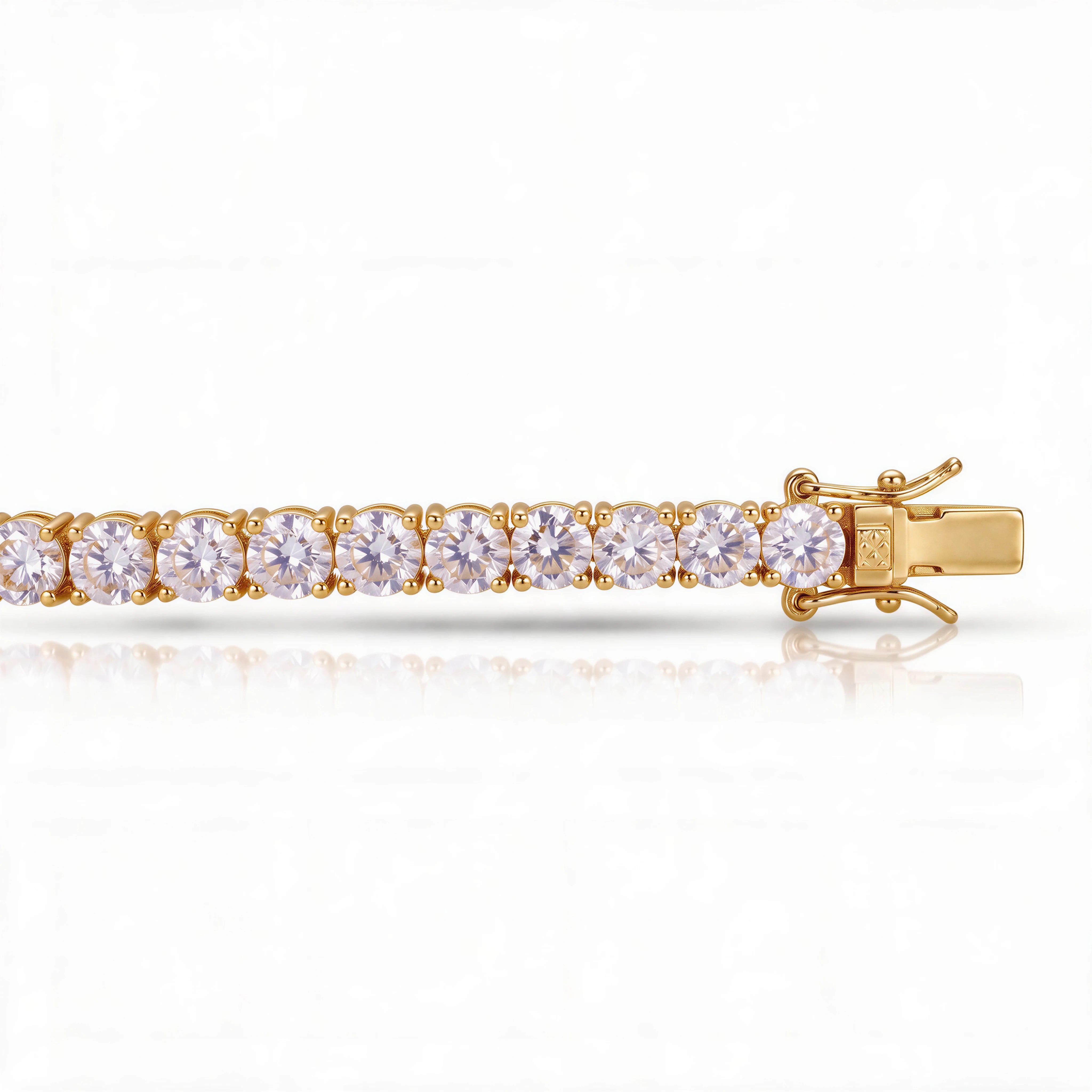 TENNIS BRACELET (GOLD) 5MM