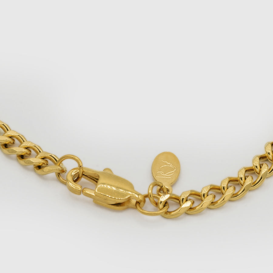 CUBAN BRACELET (GOLD) 4MM