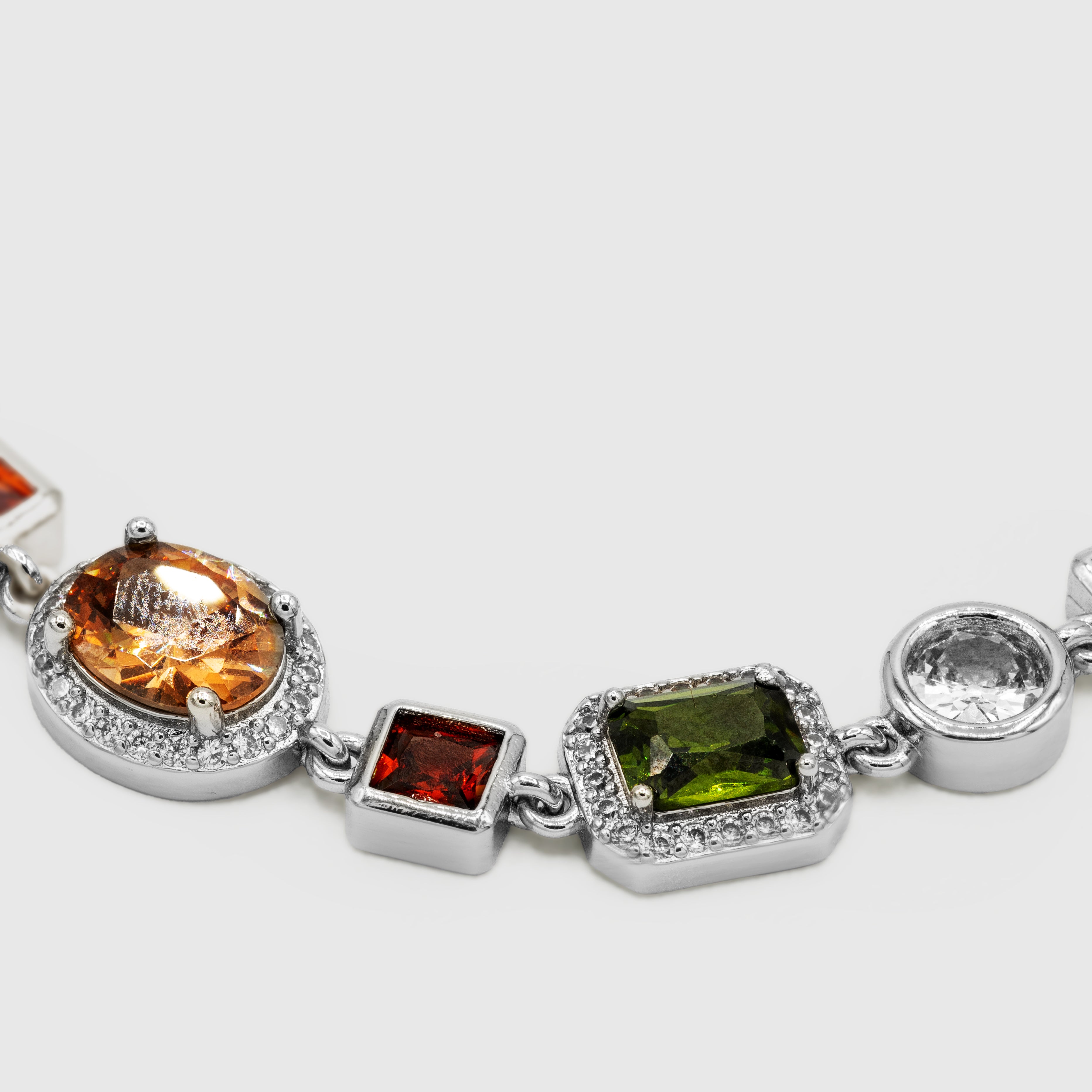 GEMSTONE BRACELET (SILVER)