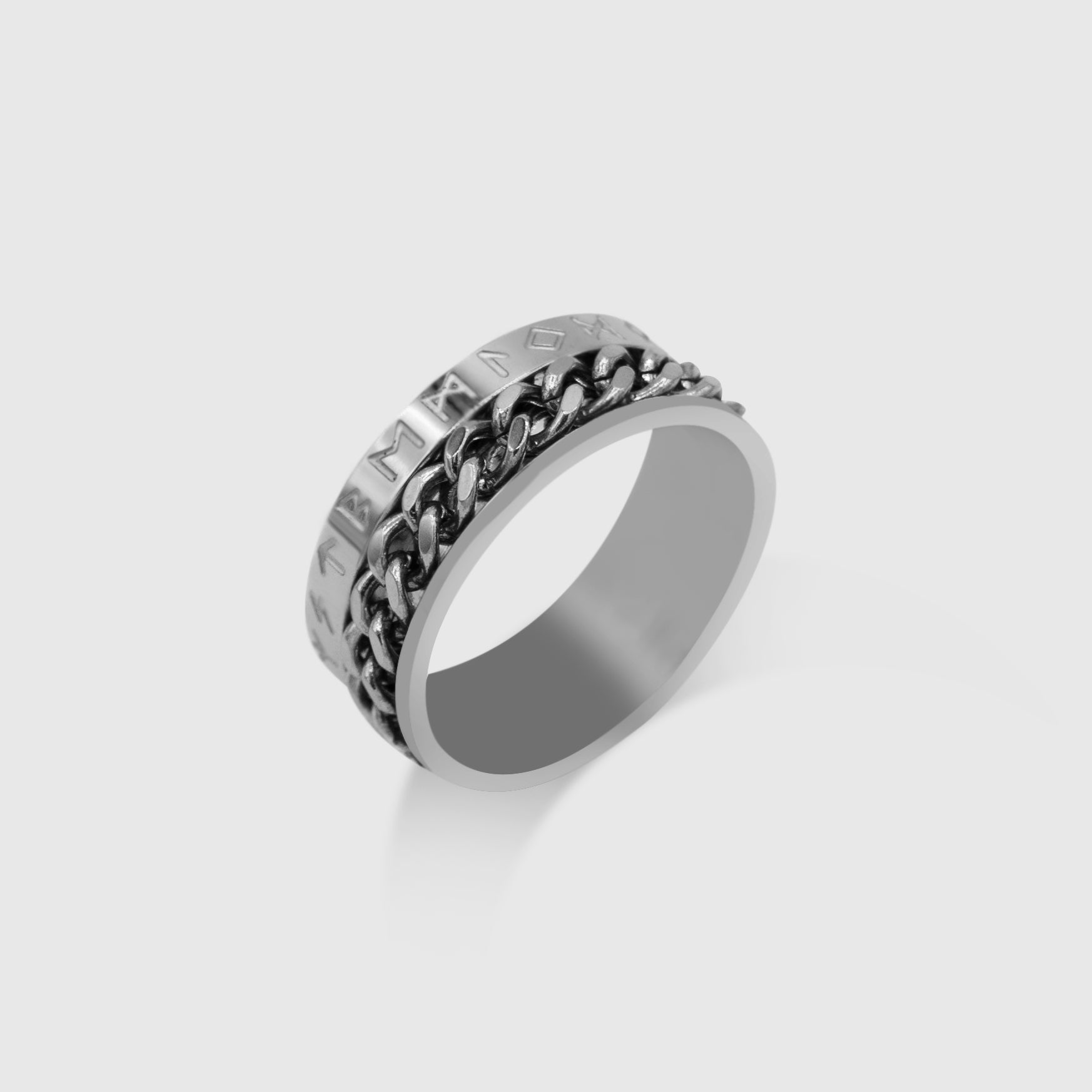 ROPE RING (SILVER)