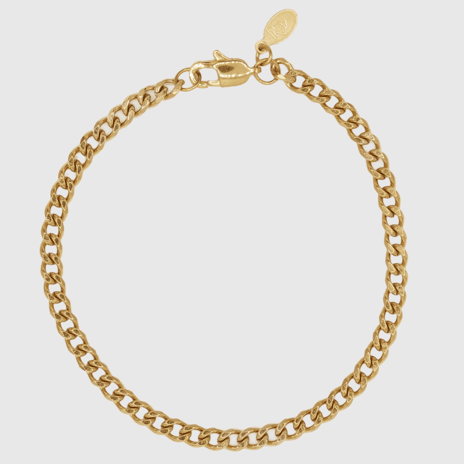 CUBAN BRACELET (GOLD) 4MM
