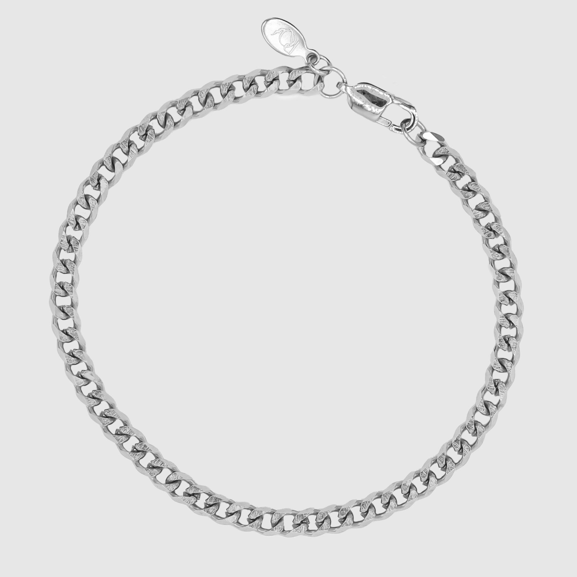 CUBAN BRACELET (SILVER) 4MM