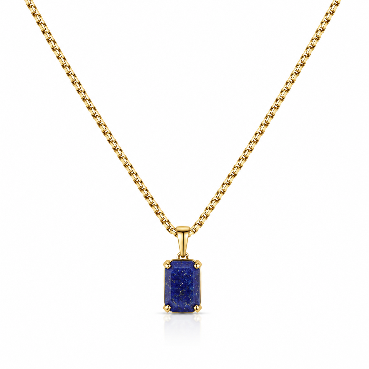 Lapis Lazuli Pendant (Gold)