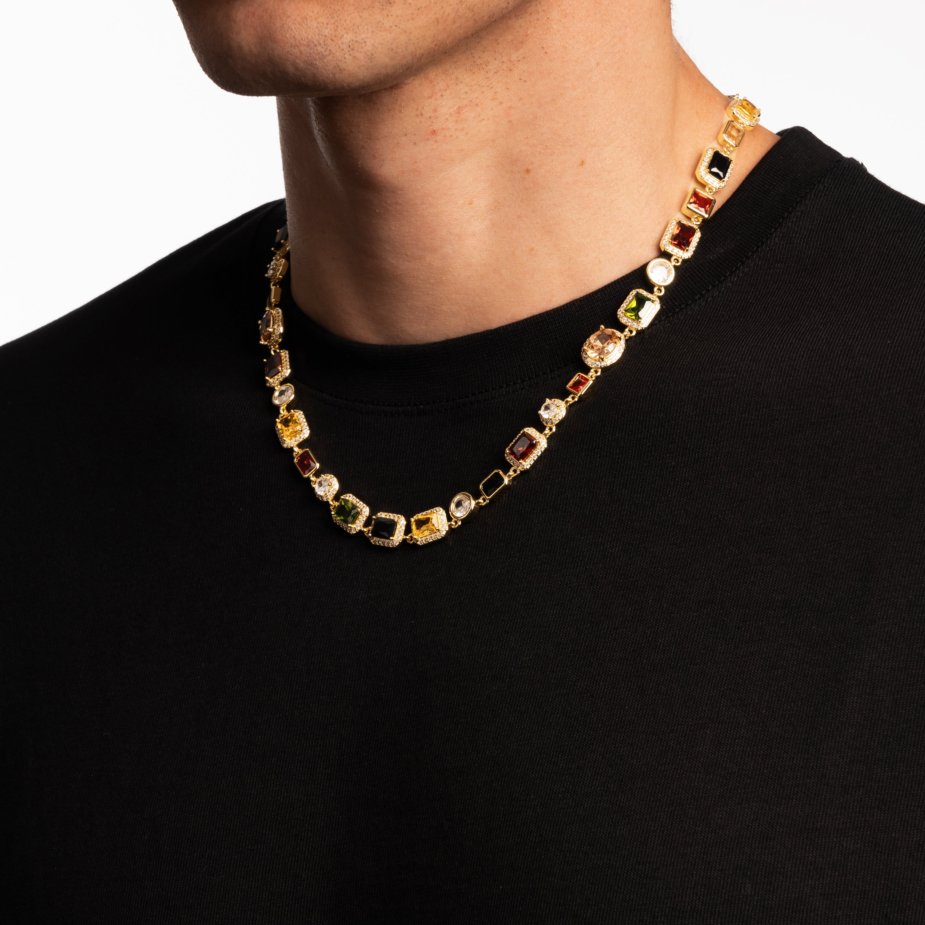 GEMSTONE NECKLACE (GOLD)