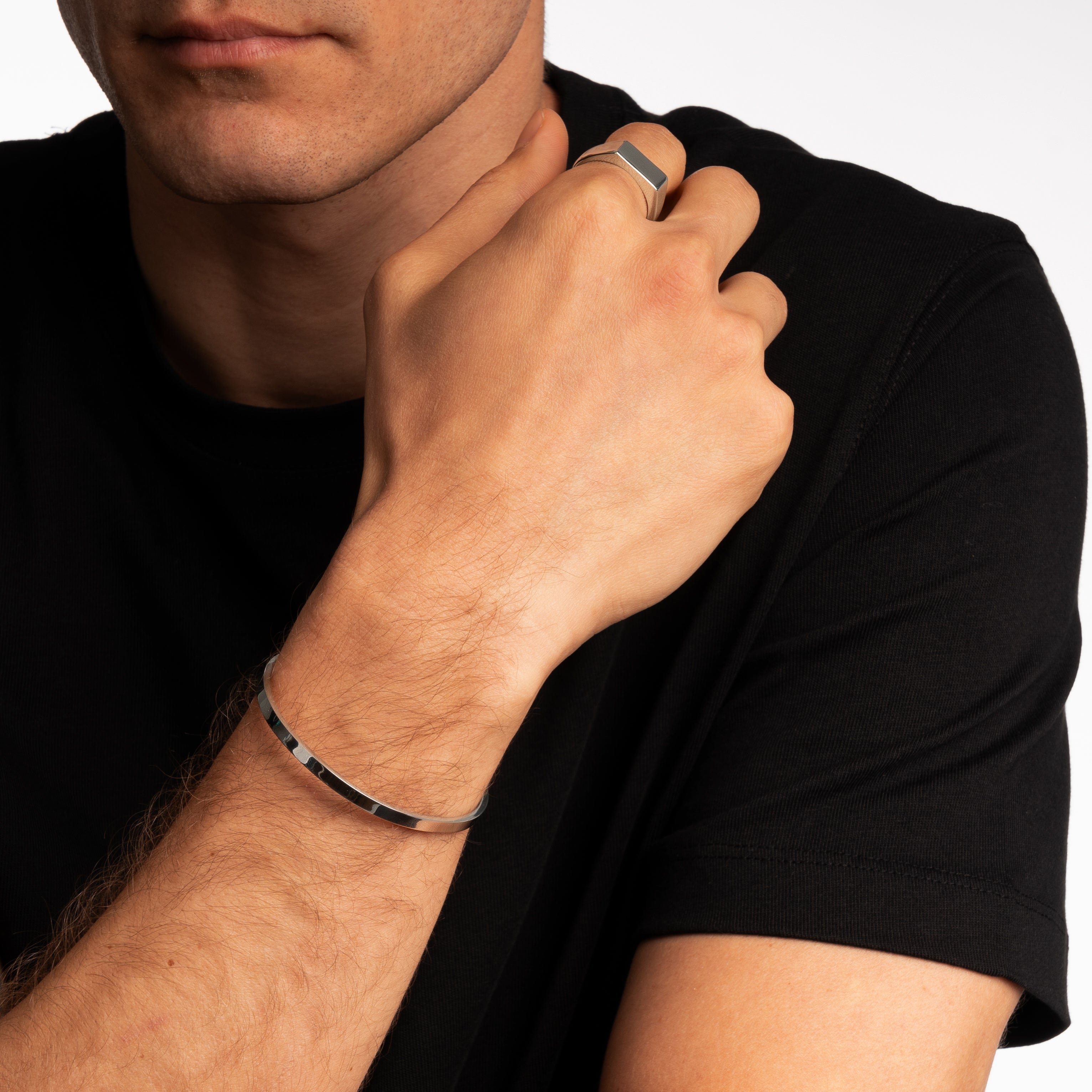 CLASSIC CUFF 4MM (SILVER)
