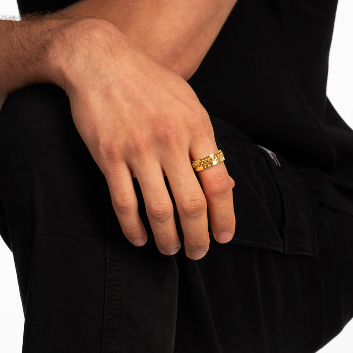 ROPE RING (Gold)