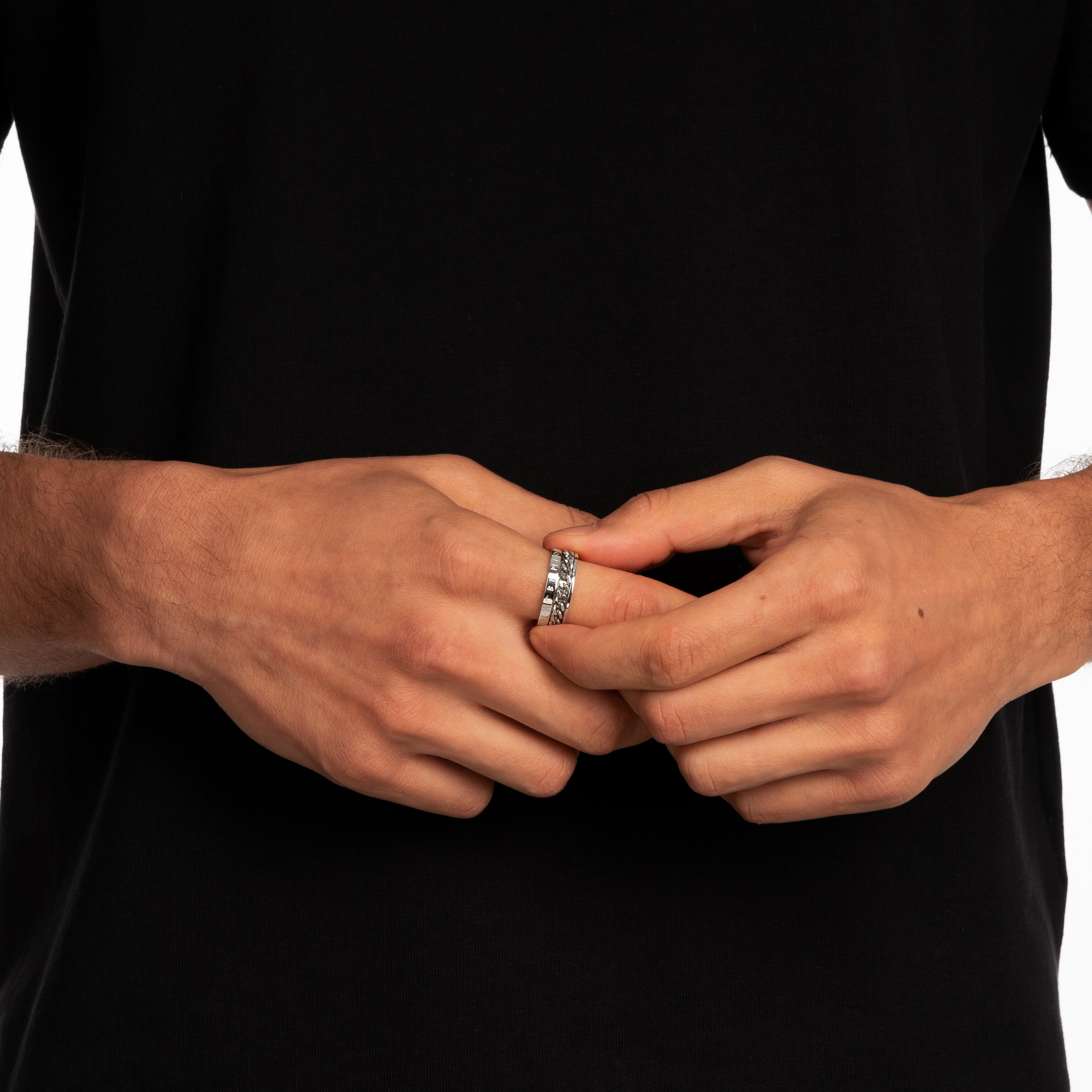 ROPE RING (SILVER)
