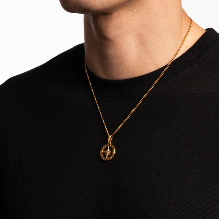 COMPASS PENDANT (GOLD)