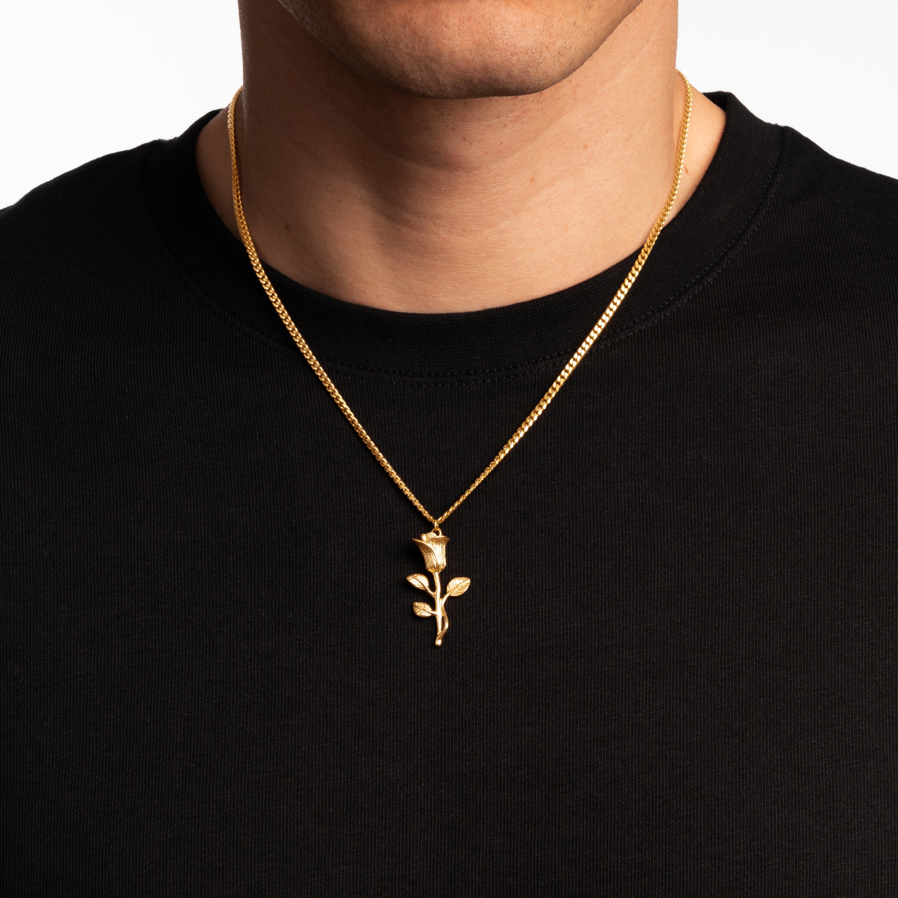 ROSE PENDANT (GOLD)