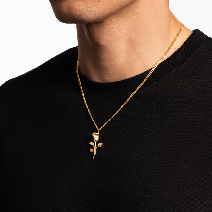 ROSE PENDANT (GOLD)