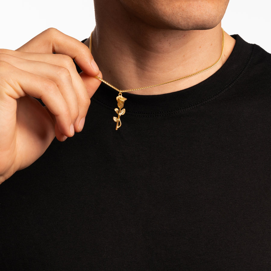 ROSE PENDANT (GOLD)
