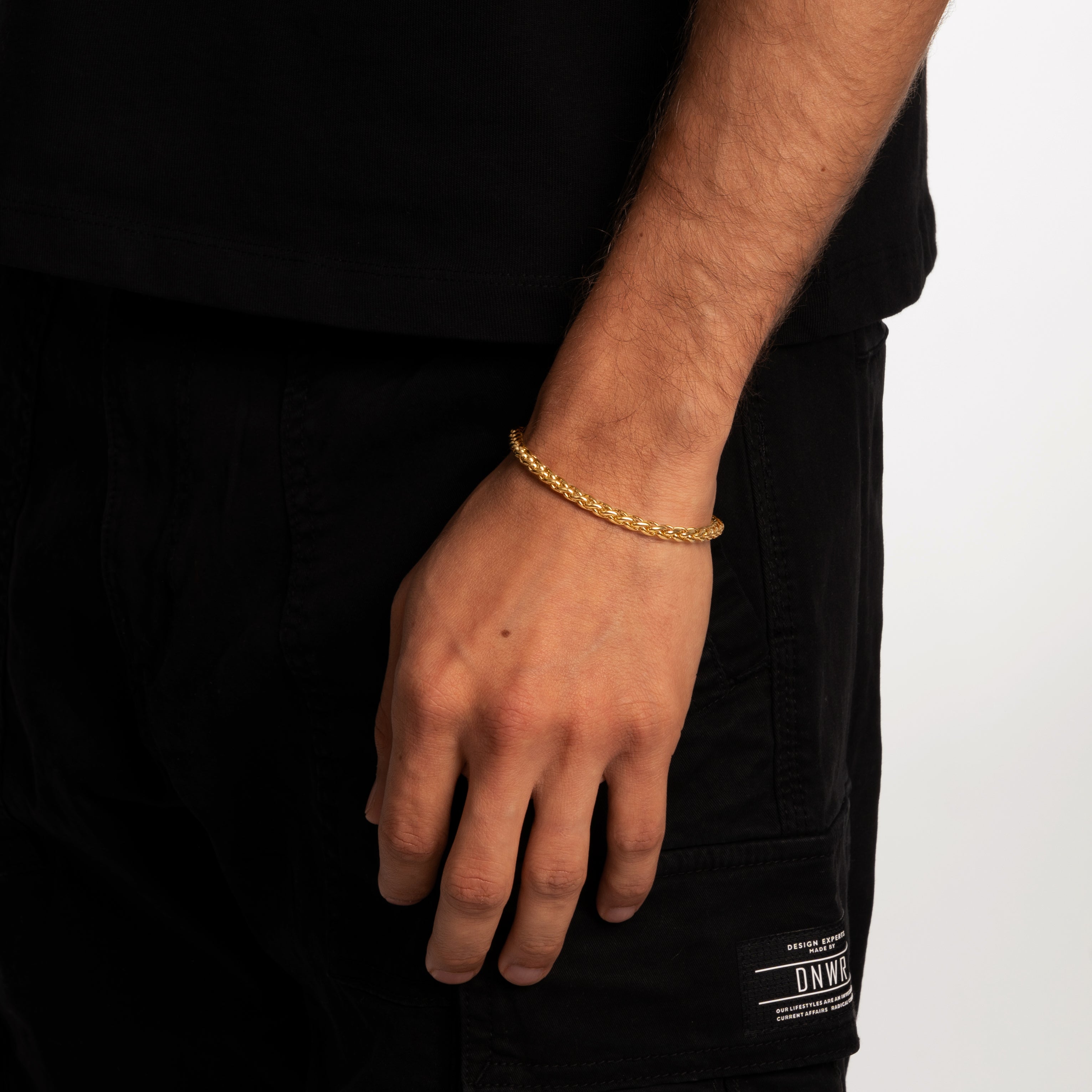 WHEAT BRACELET (GOLD) 5MM