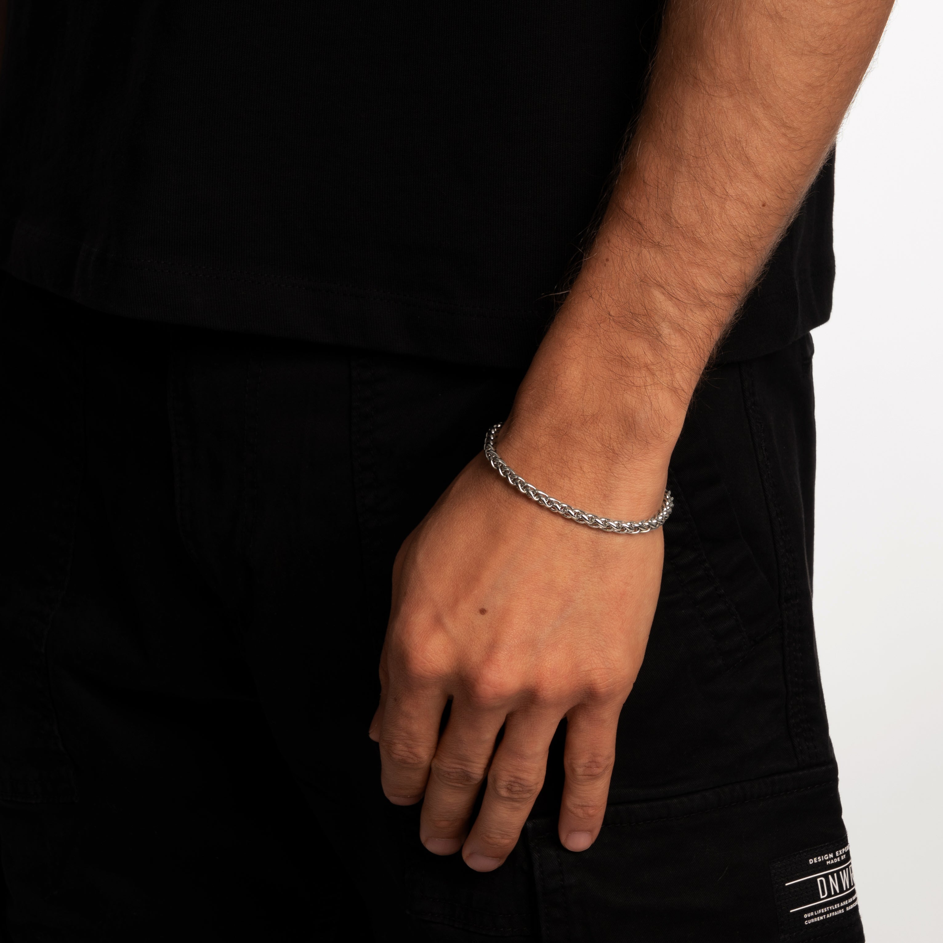 WHEAT BRACELET (SILVER) 5MM