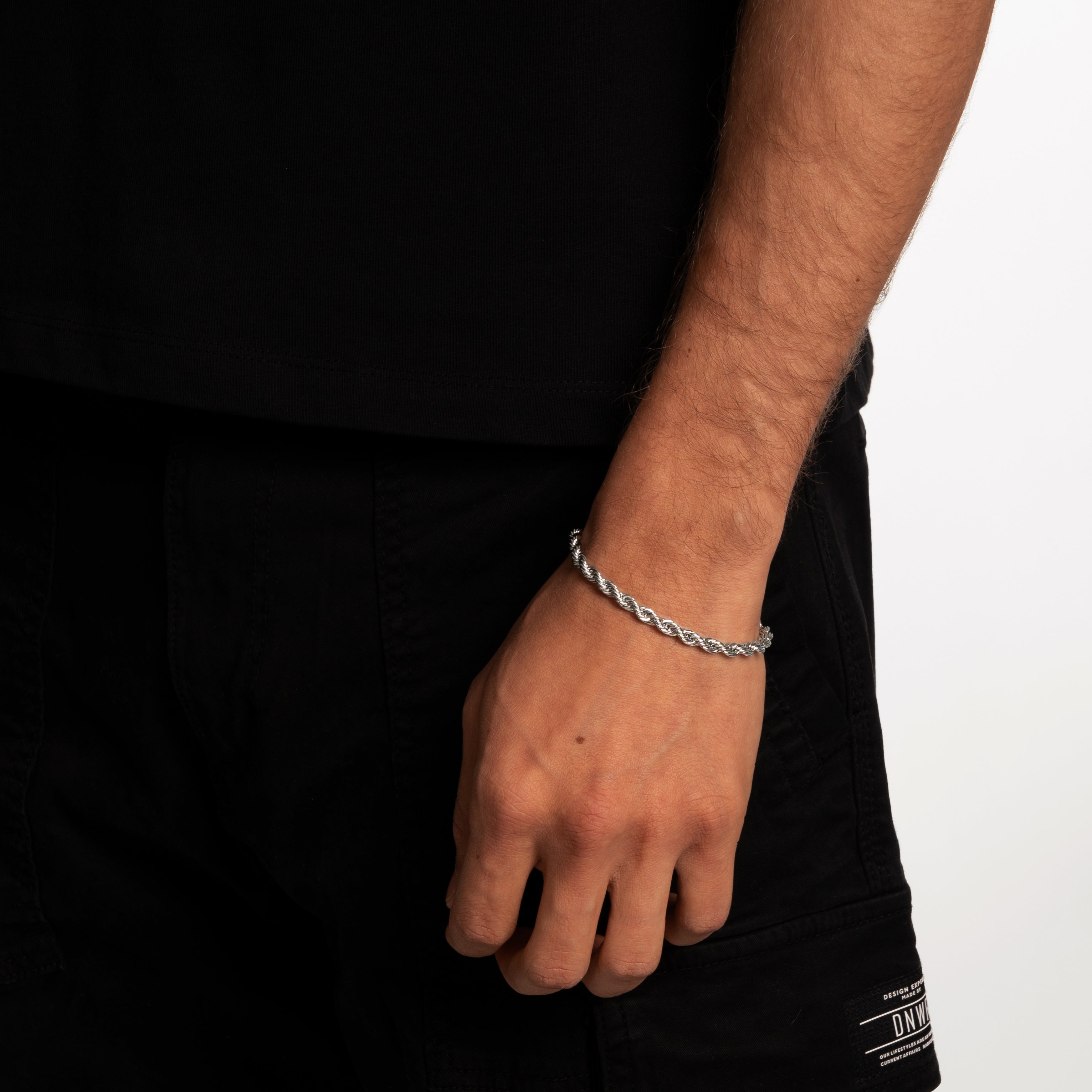 ROPE BRACELET (SILVER) 5MM