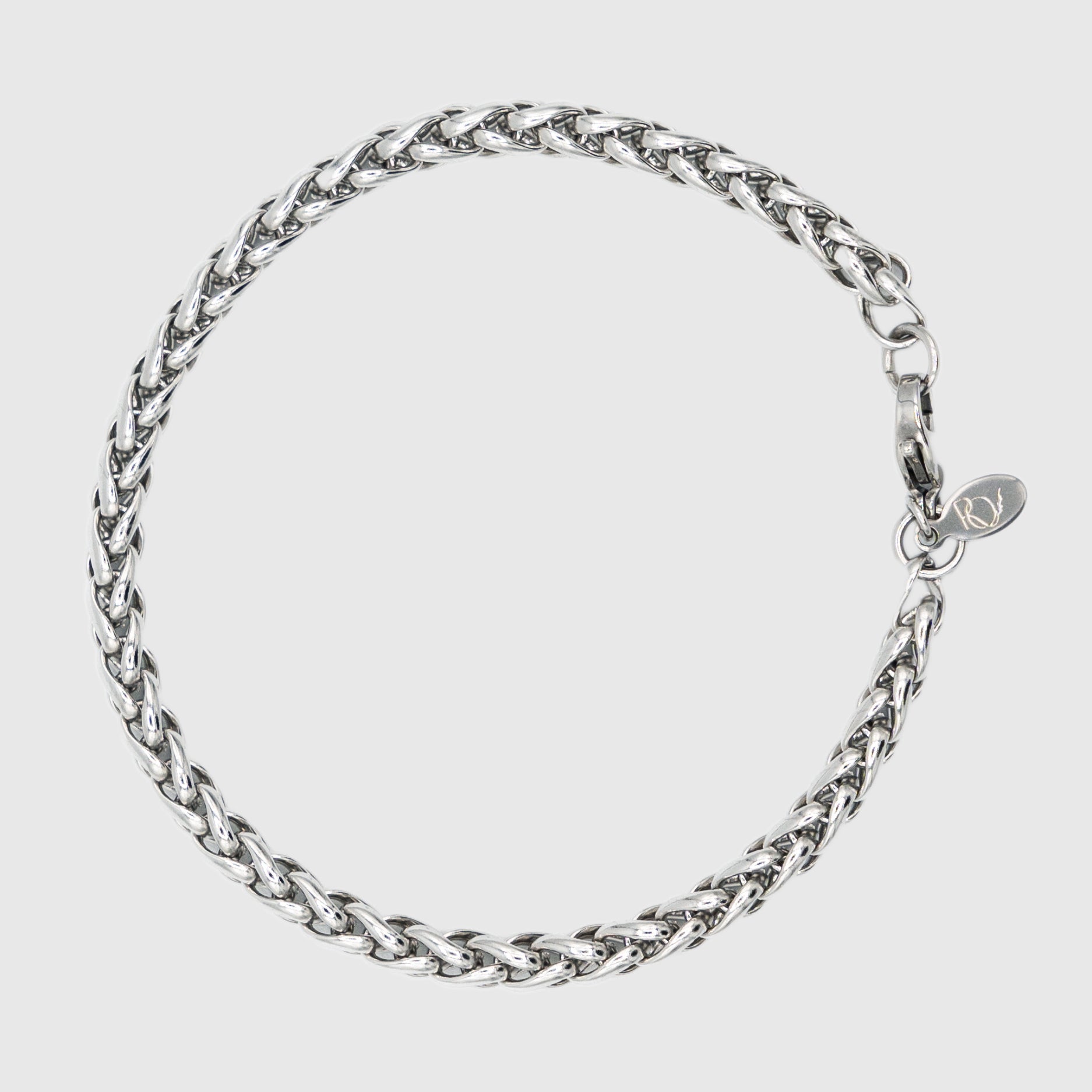WHEAT BRACELET (SILVER) 5MM