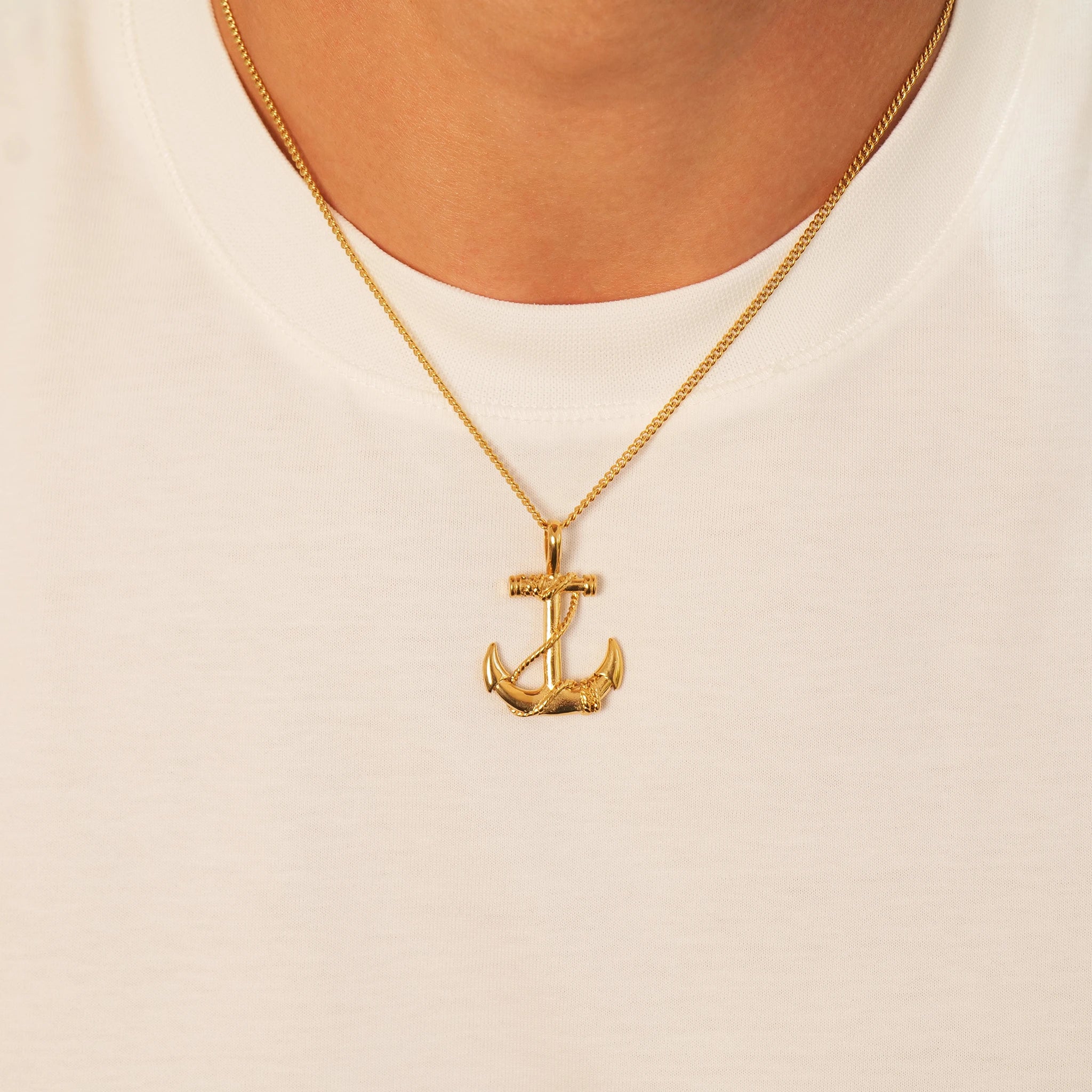 Anchor Pendant (Gold)