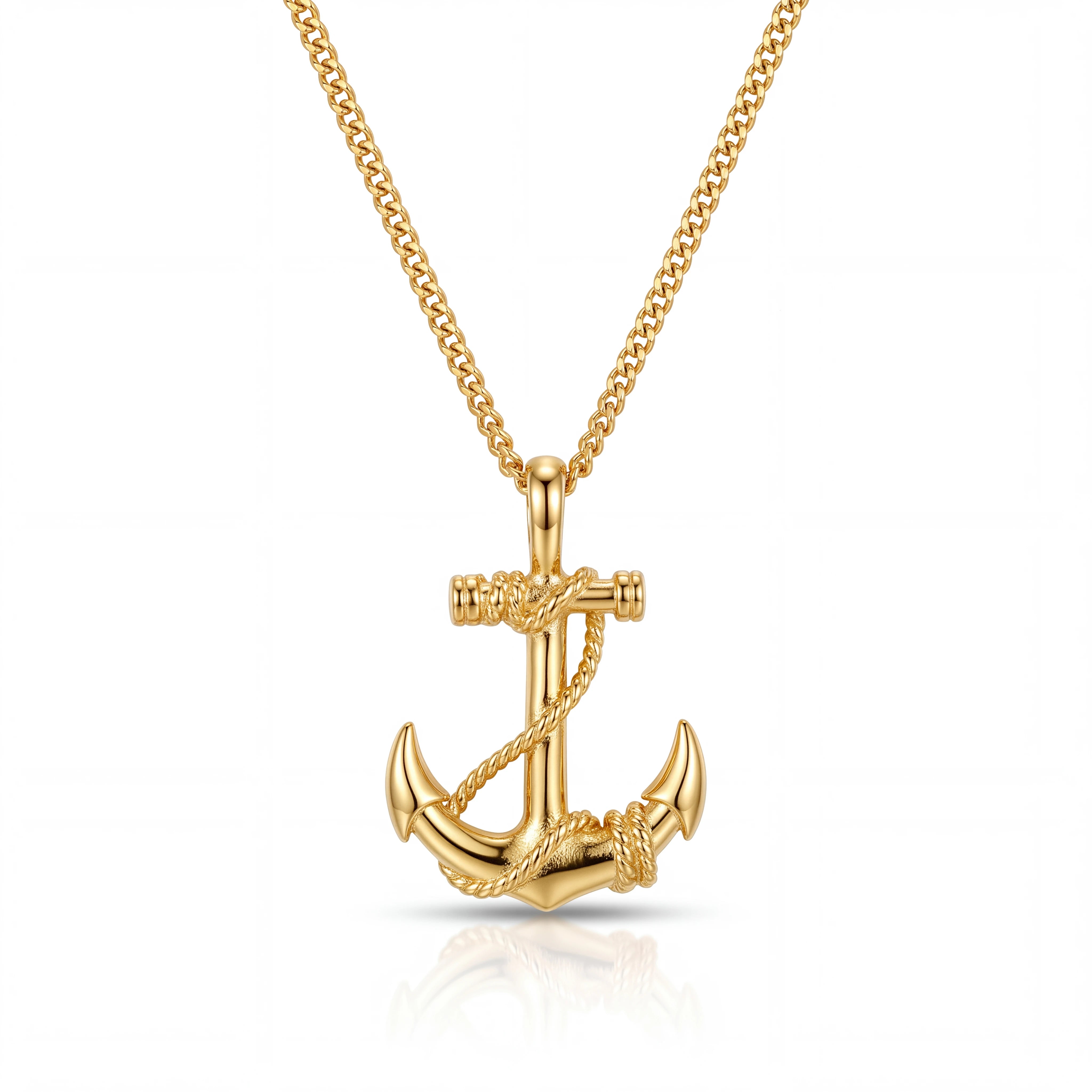 Anchor Pendant (Gold)