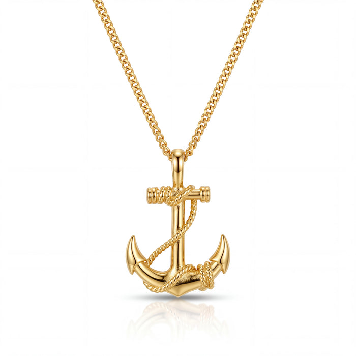 Anchor Pendant (Gold)
