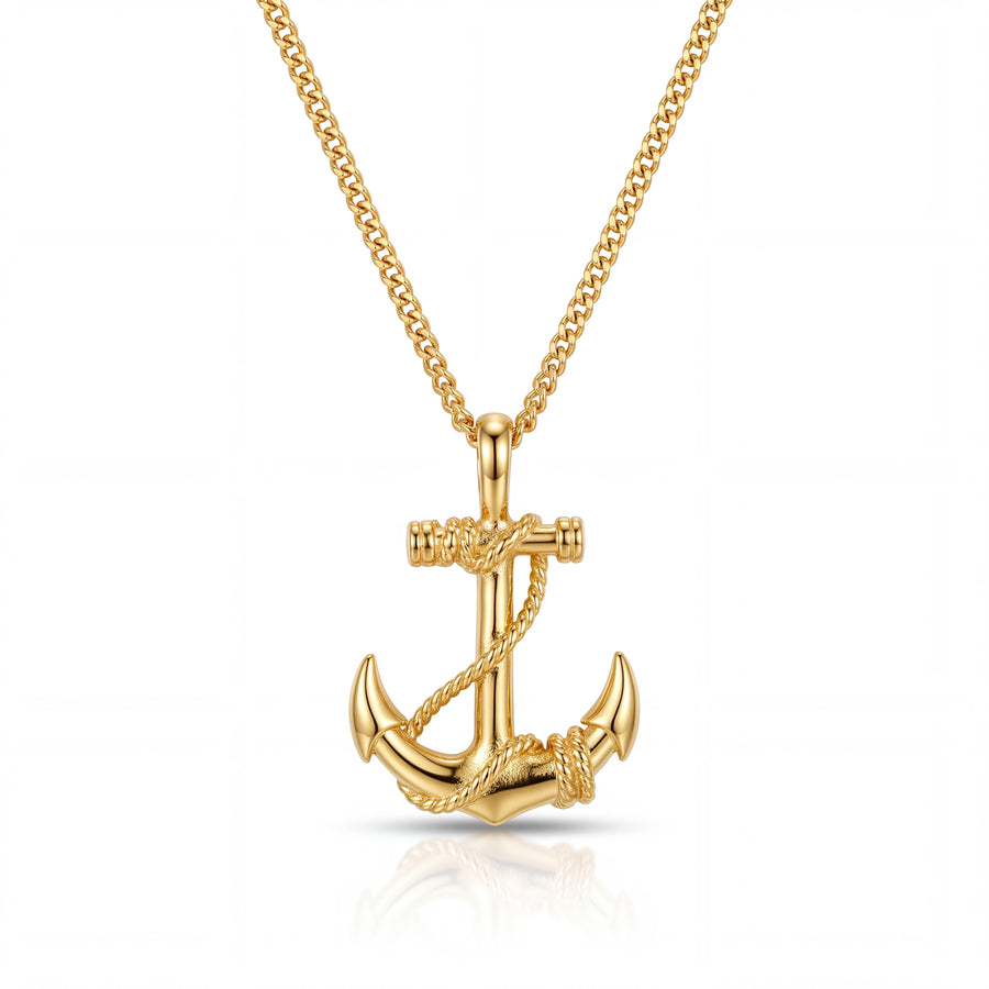 Anchor Pendant (Gold)
