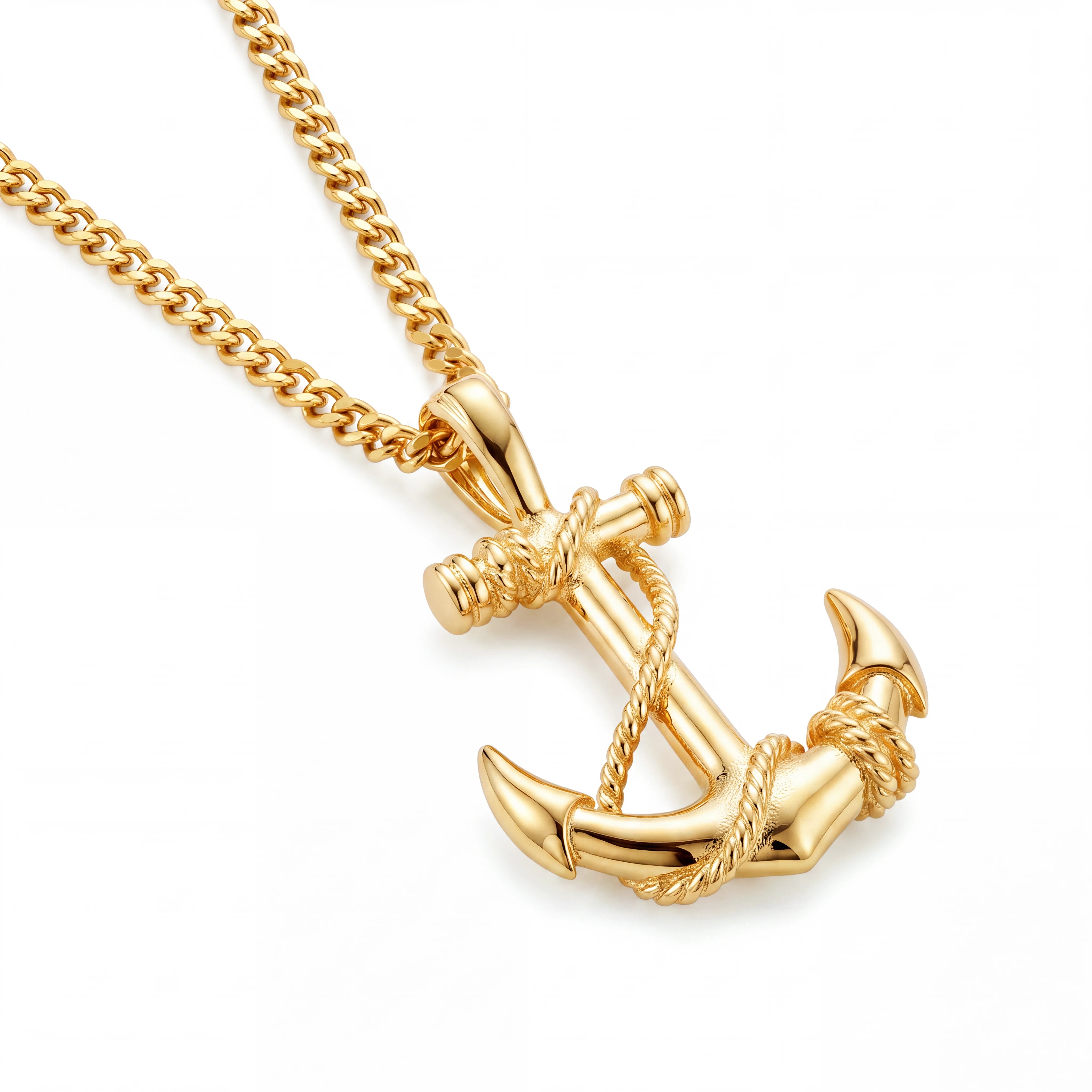Anchor Pendant (Gold)