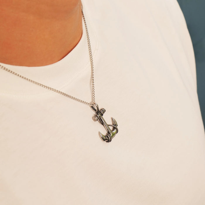 Anchor Pendant (Silver)