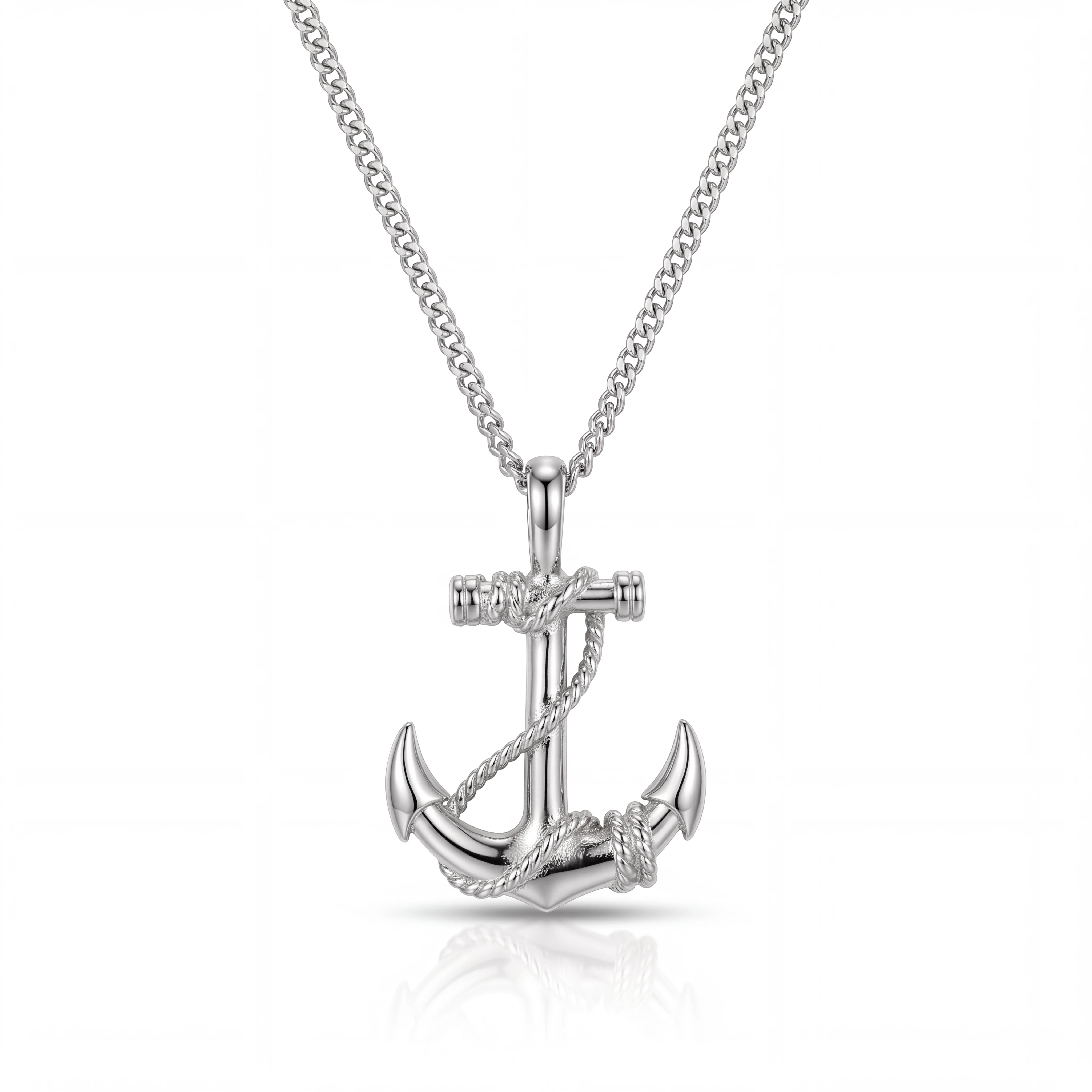 Anchor Pendant (Silver)