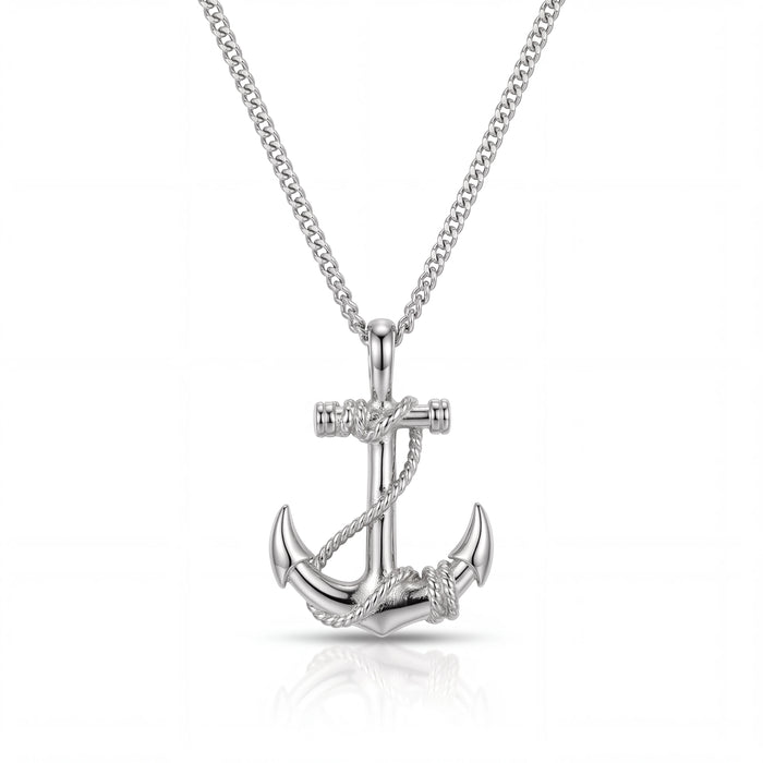 Anchor Pendant (Silver)