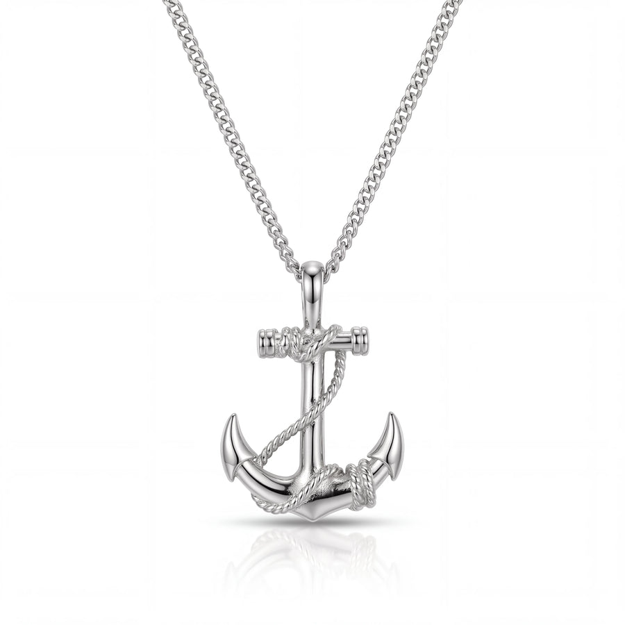 Anchor Pendant (Silver)